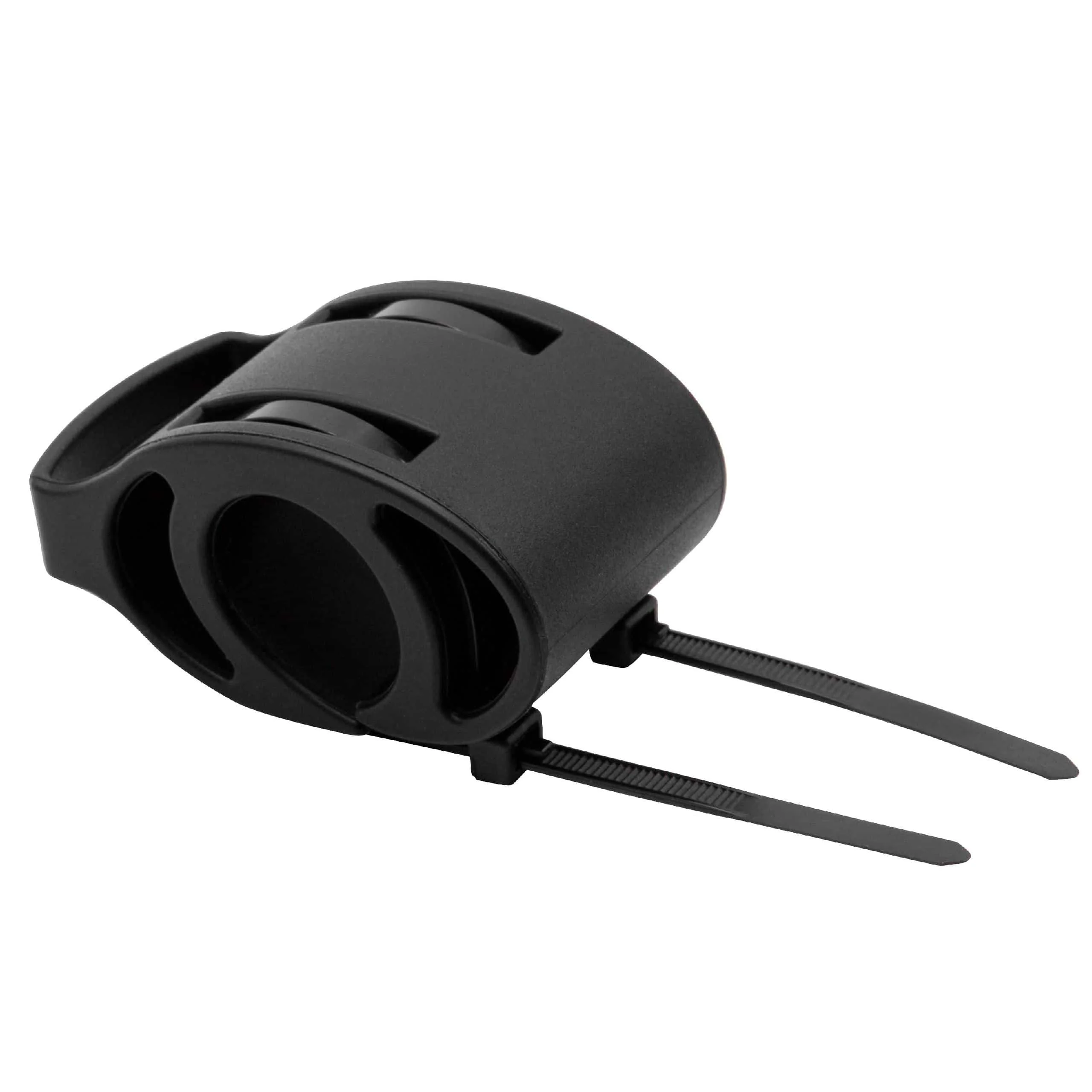 vhbw Support de guidon pour vélo montres sport et autres montres GPS - silicone, noir