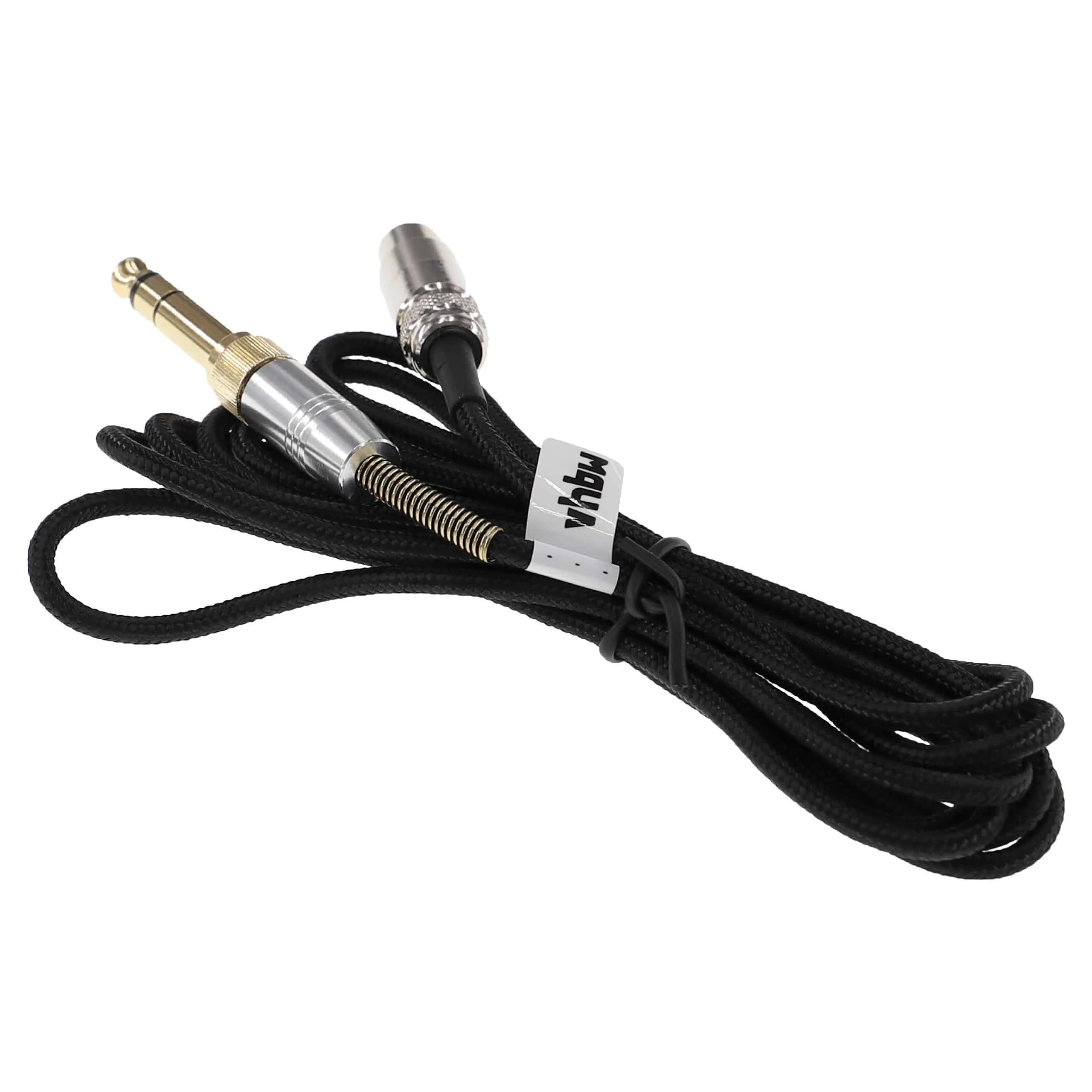 Câble audio pour casque AKG / Pioneer et autres, 200 cm, noir - Accessoires multimédia