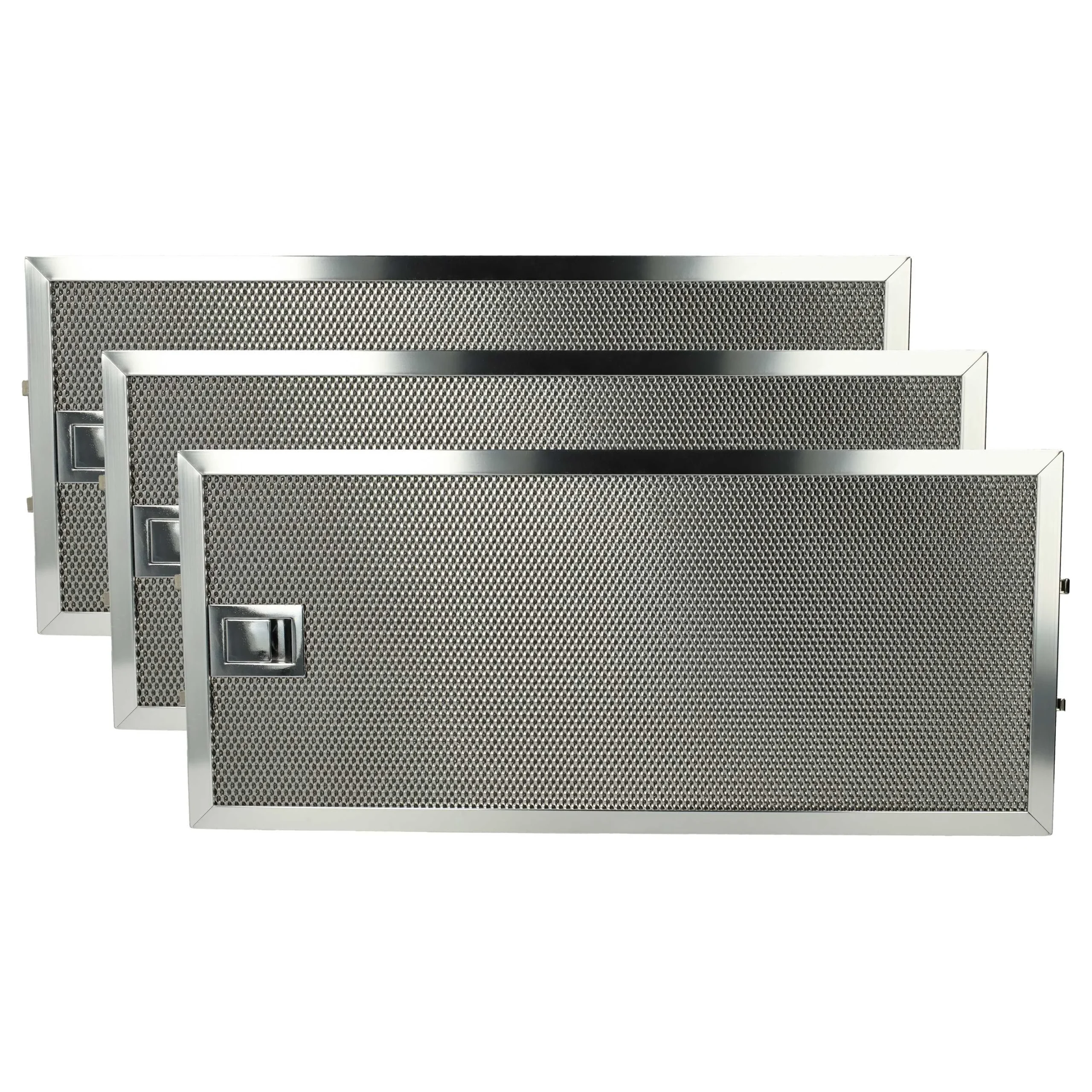 3x Filtres métal remplace Miele 8165760, 4002515616383 pour hotte aspirante - Accessoires appareils ménagers