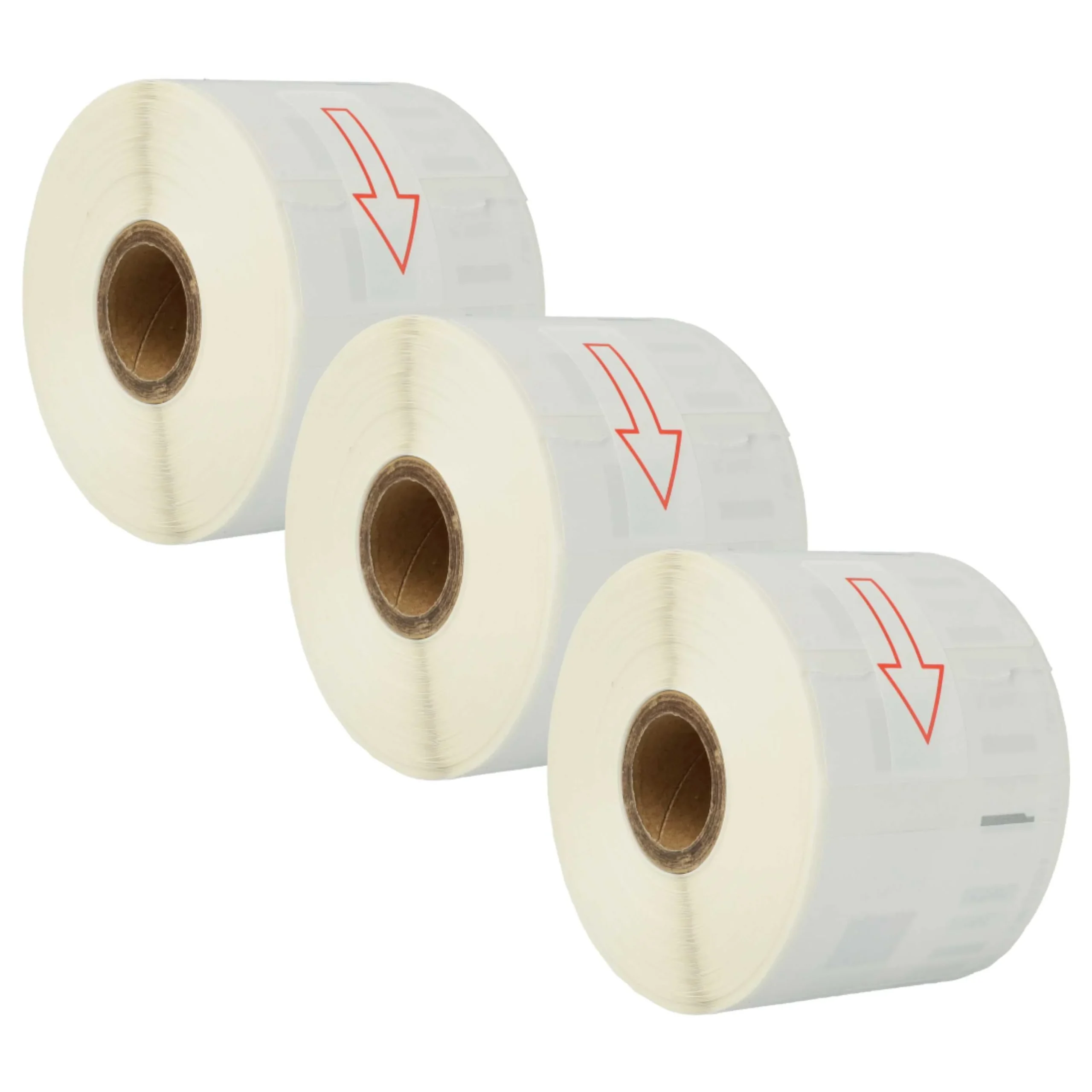 3x Étiquette remplacent Dymo 11354 pour imprimante étiqueteuse - 57mm x 32mm
