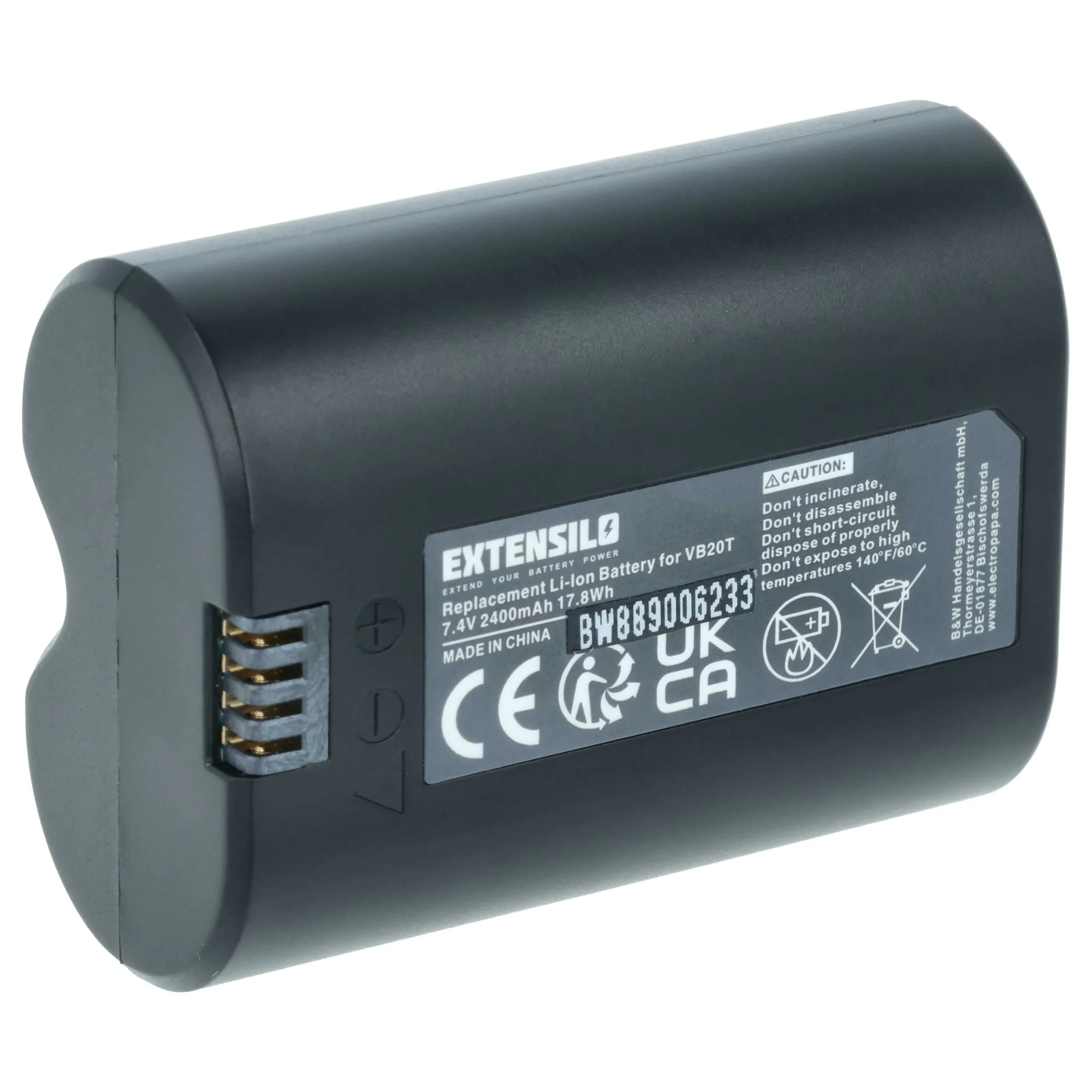 Batterie remplace Godox 5167, VB-20 pour flash photo Godox - 2400mAh 7,4V Li-ion