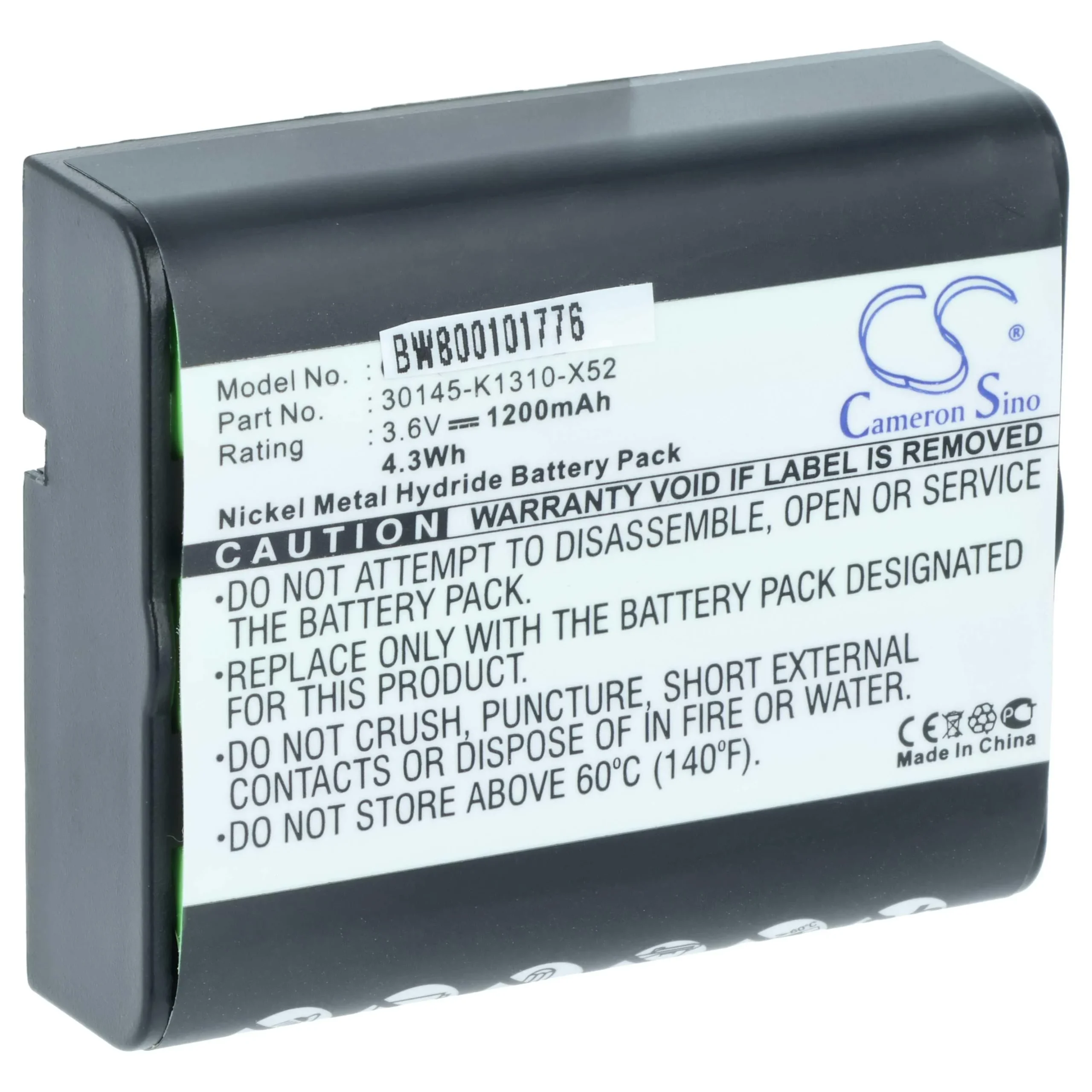 Batterie remplace Siemens 30145-K1310-X52 pour téléphone Telekom / T-Sinus - 1200mAh 3,6V NiMH
