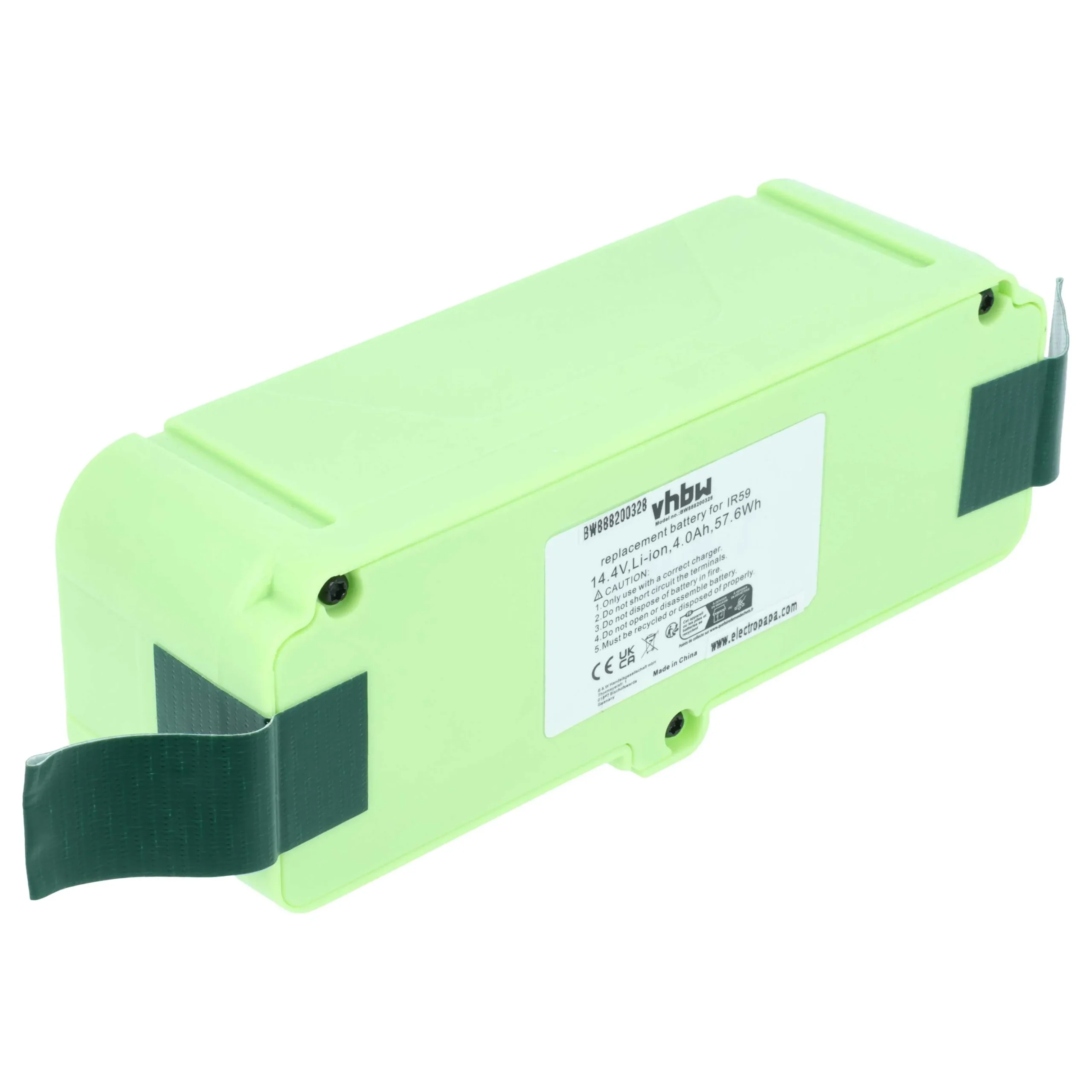 Batterie remplace iRobot 1800LI, 4374392, 4376392, 2130LI pour robot aspirateur iRobot - 4000mAh 14,4V Li-ion