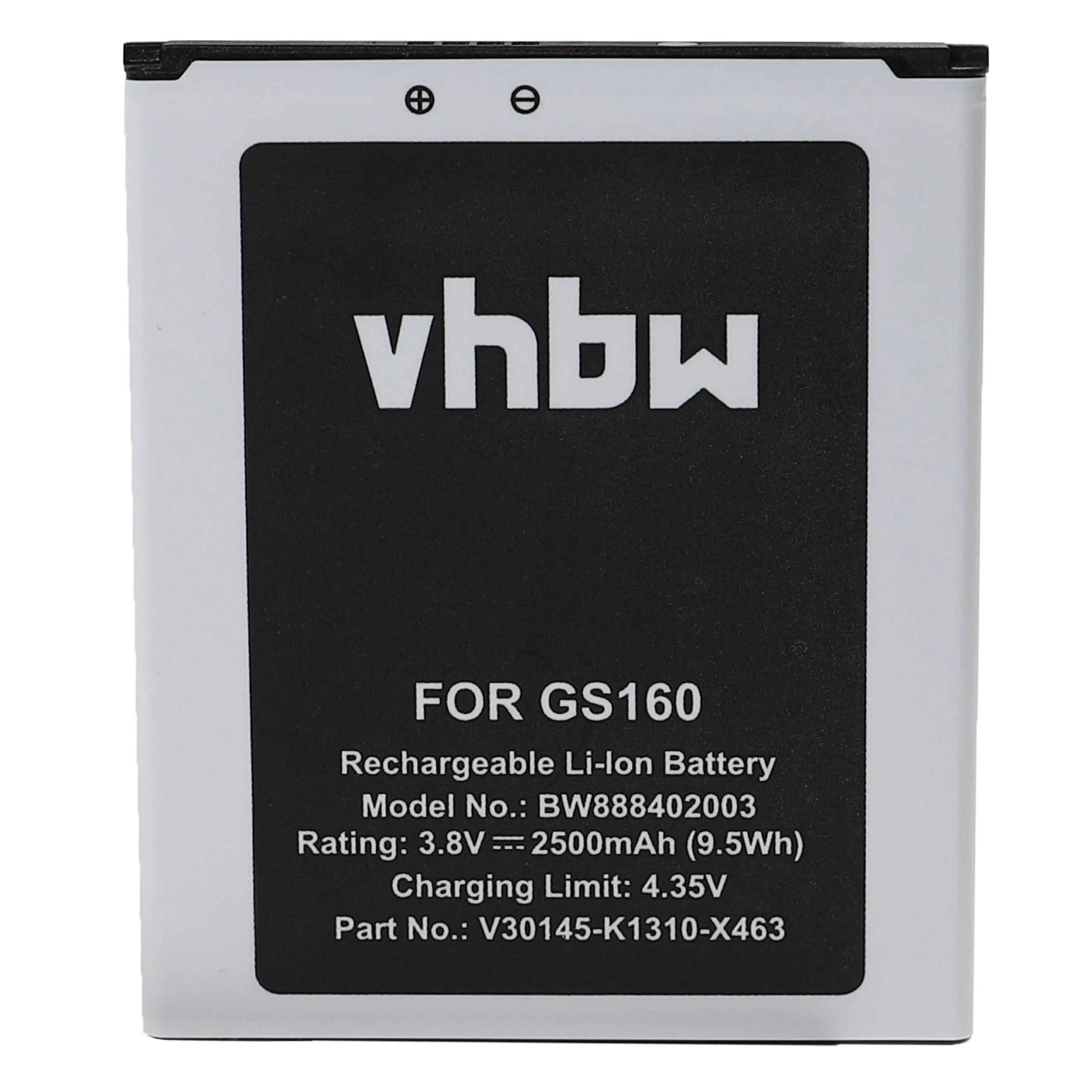 Batterie remplace Gigaset V30145-K1310-X463 téléphone portable Gigaset - 2500mAh 3,8V Li-ion