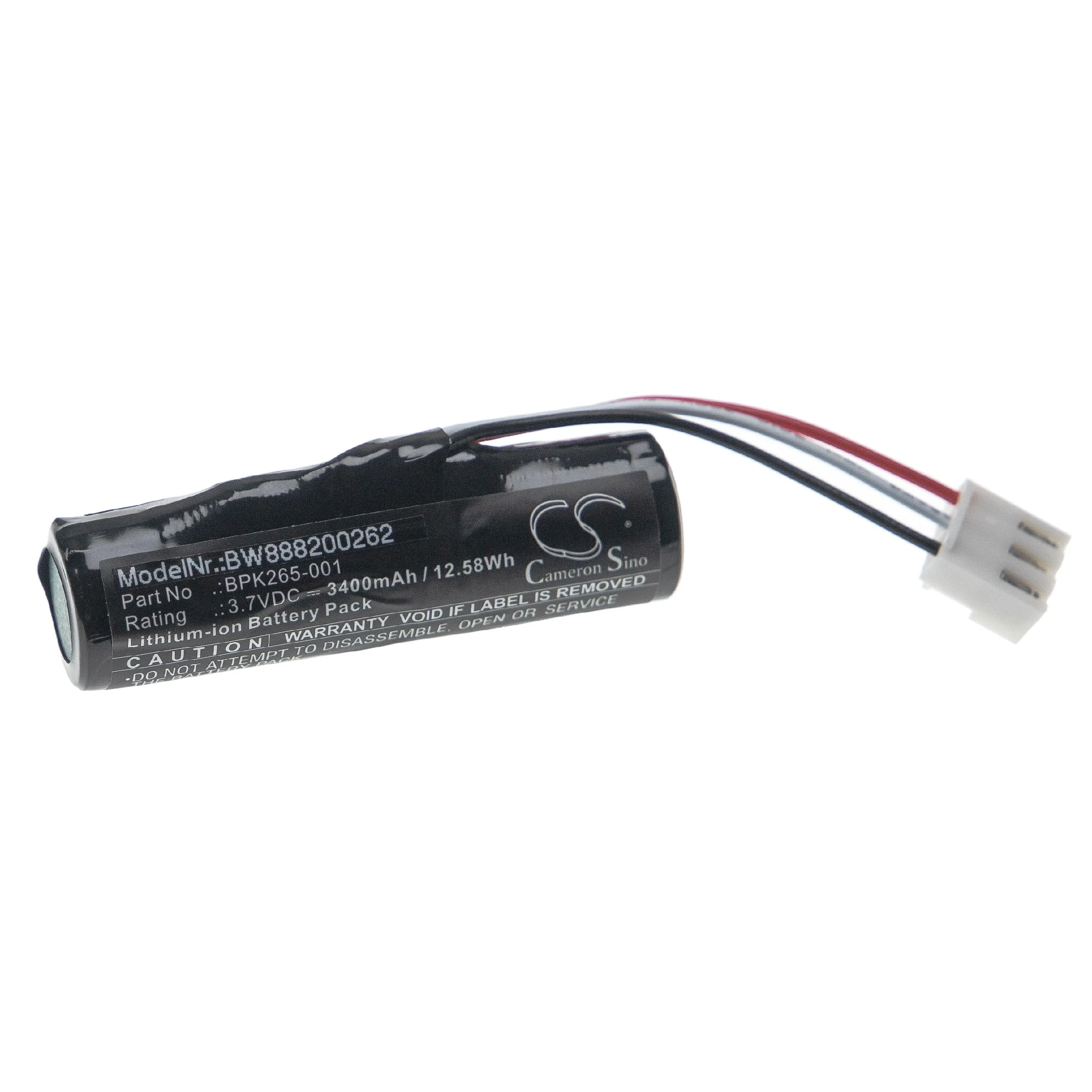 Batterie remplace Aisino IS803 pour scanner de code-barre Verifone - 3400mAh 3,7V