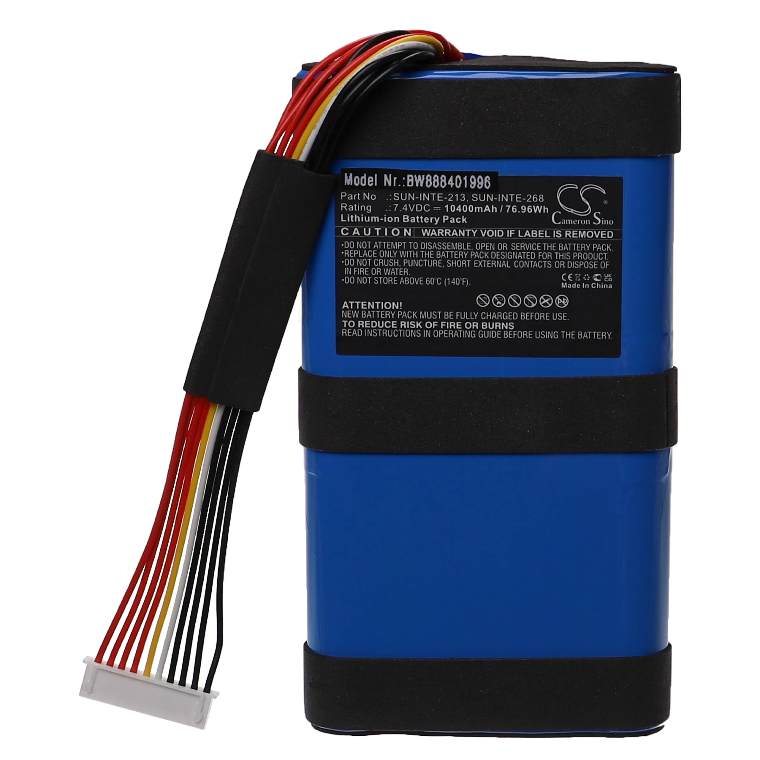 Batterie remplace JBL IDA109GA, SUN-INTE-268, SUN-INTE-213 enceinte JBL - 10400mAh 7,4V Li-ion