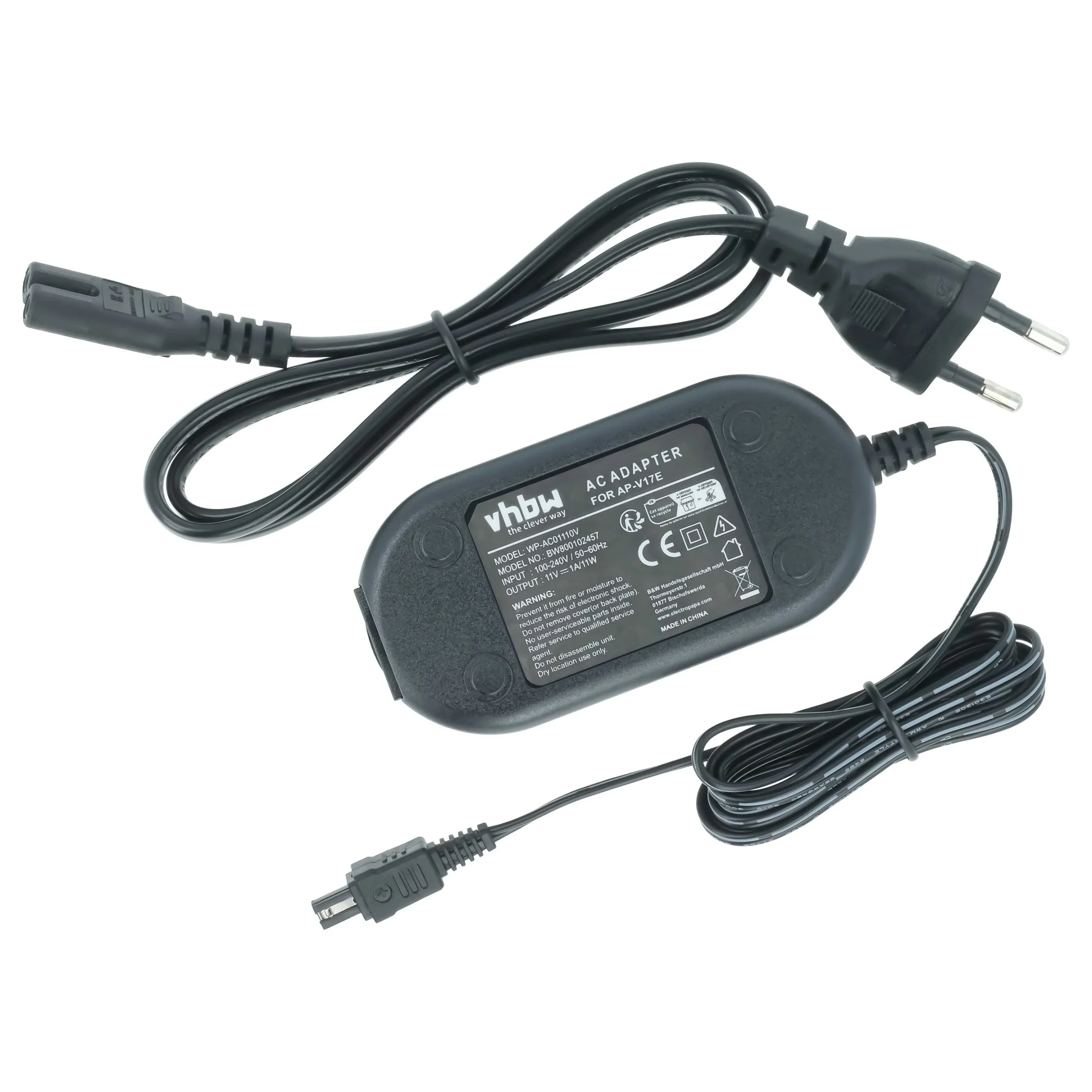 Bloc secteur remplace JVC AP-V19E, AP-V14KR, AP-V20, AP-V16U, AP-V14A, AP-V14, AP-V19 pour caméra JVC, 2m