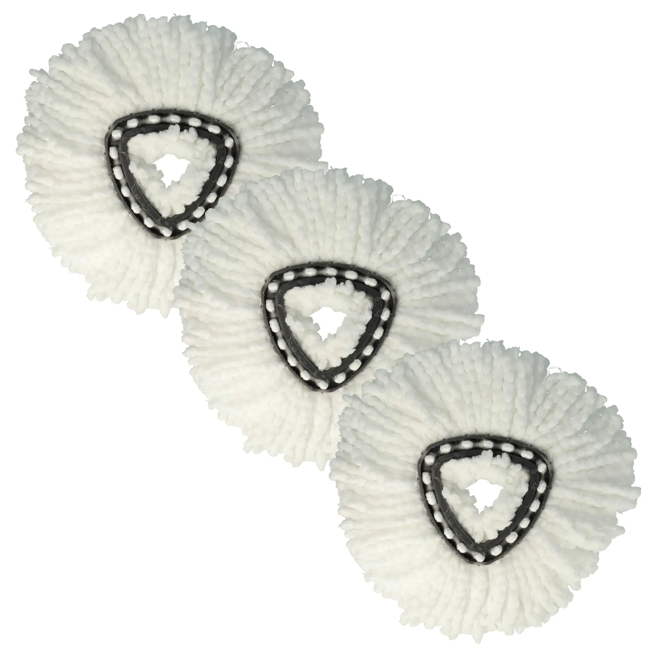 3x Lingette remplace Vileda 152623 pour balais serpillère Vileda - microfibre, blanc