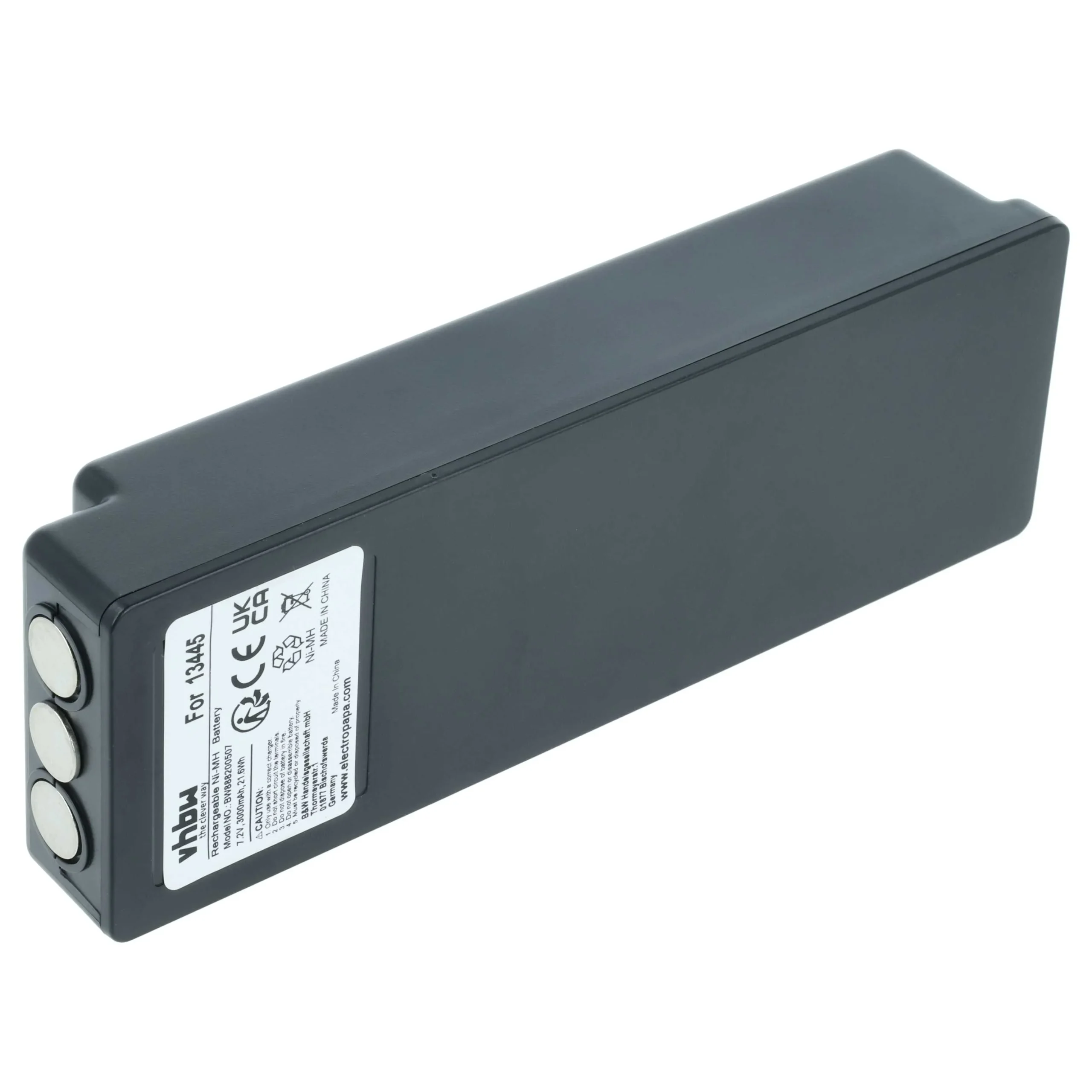 Batterie remplace Palfinger Scanreco 17162, IM6024, 1026, 708031757, 16131, RSC7220, 13445 - 3000mAh 7,2V NiMH