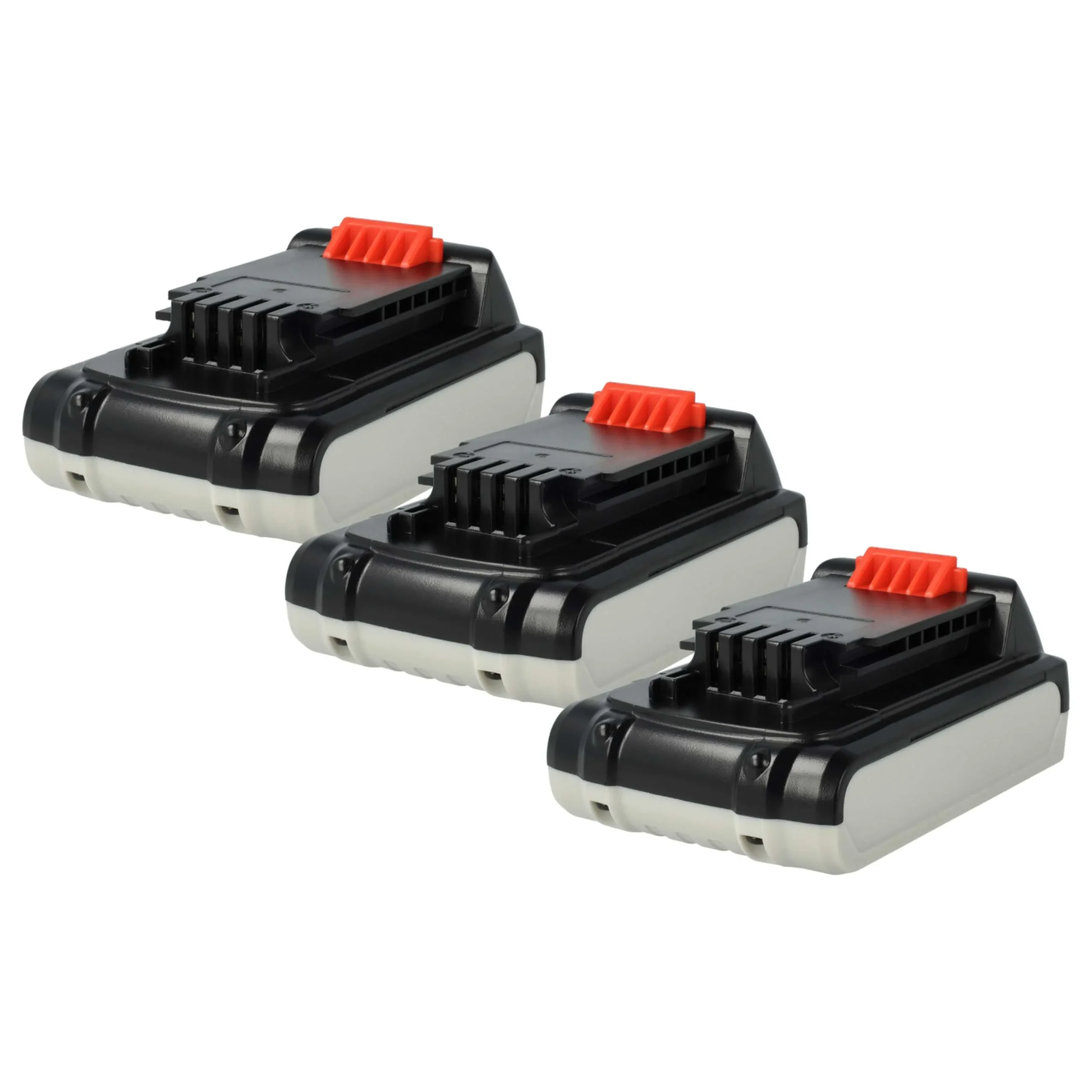 Batterie (3 pcs.) remplace Black & Decker LB018-OPE, A1518L outil électrique Black & Decker - 2Ah 18V Li-ion
