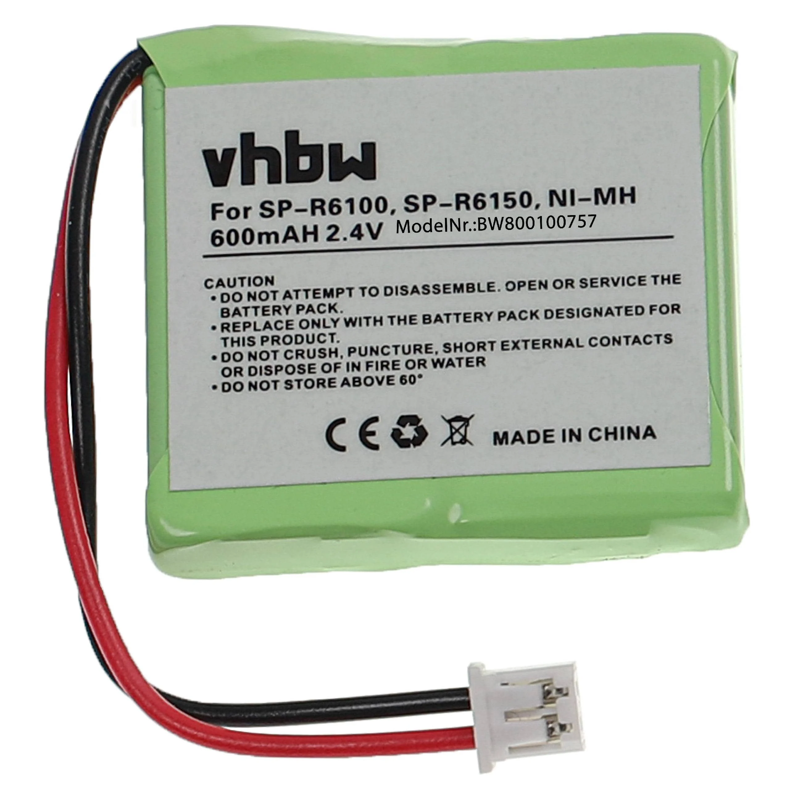 Batterie remplace E47H, GP0830, BC102168, CP25, 82H pour téléphone Telekom / T-Sinus - 500mAh 2,4V NiMH