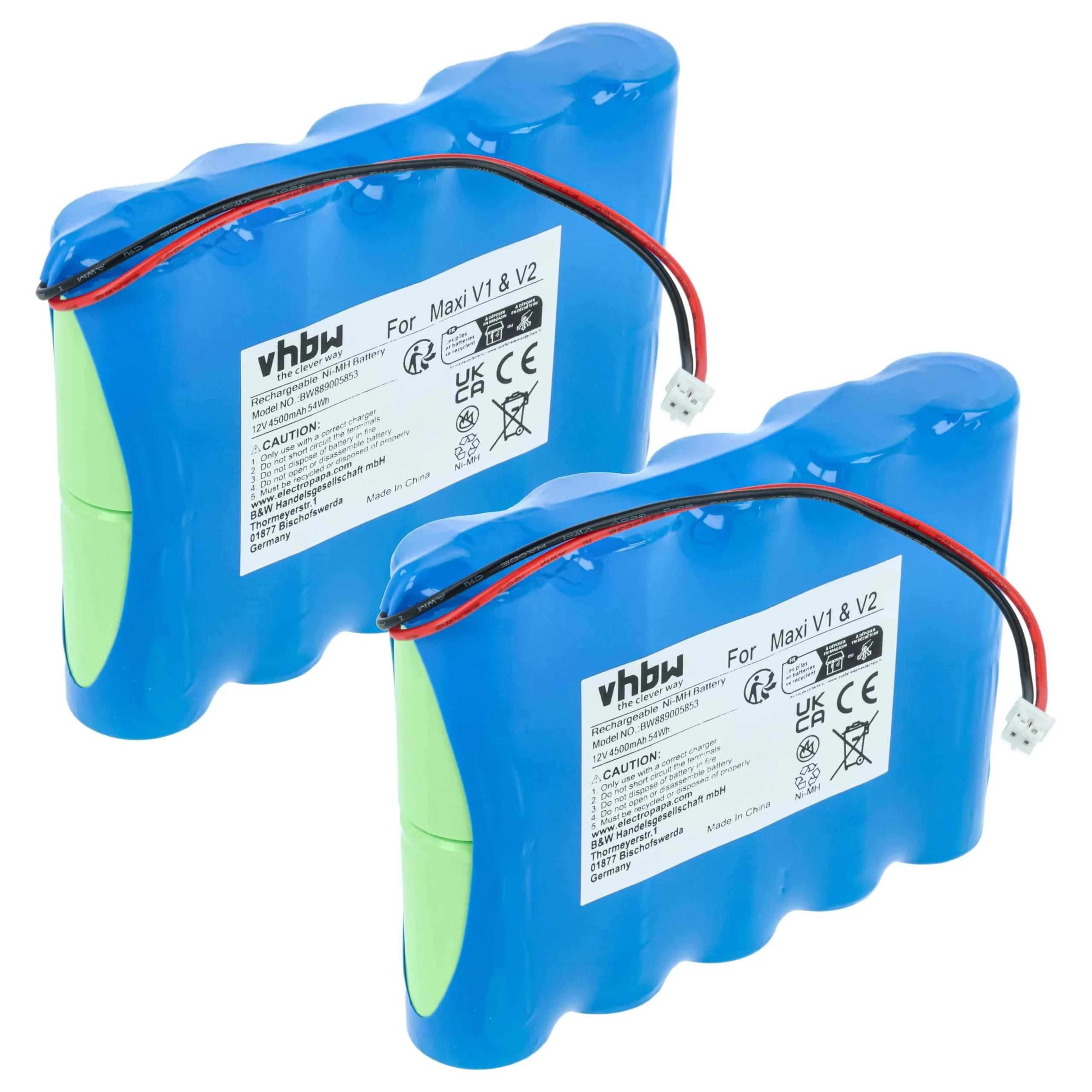 Batterie (2 pcs.) lampe LED - 4,5Ah 12V NiMH