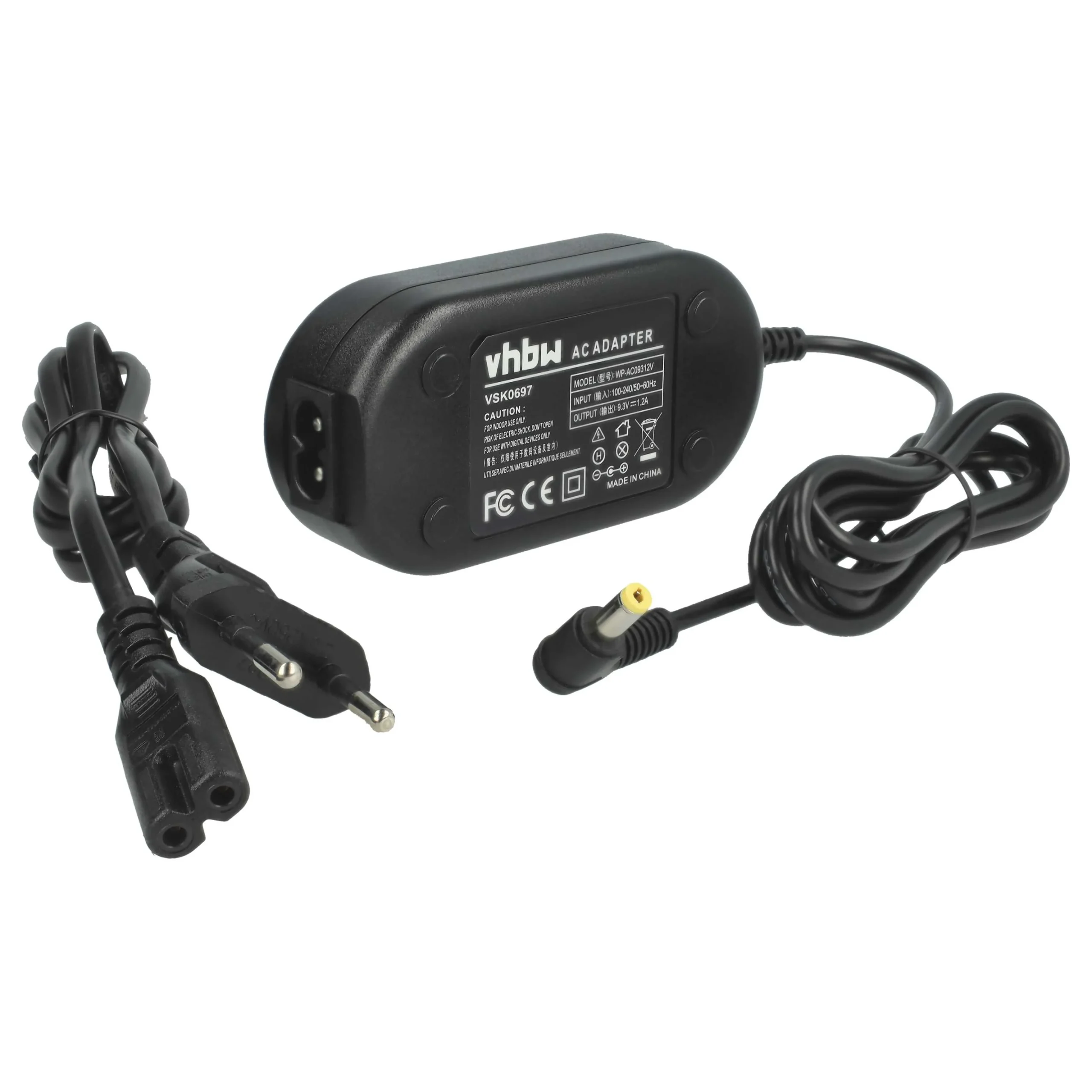 Bloc secteur remplace Panasonic VSK0697, VSK0733, VSK-0733, VSK-0697 pour caméra Panasonic, 2m