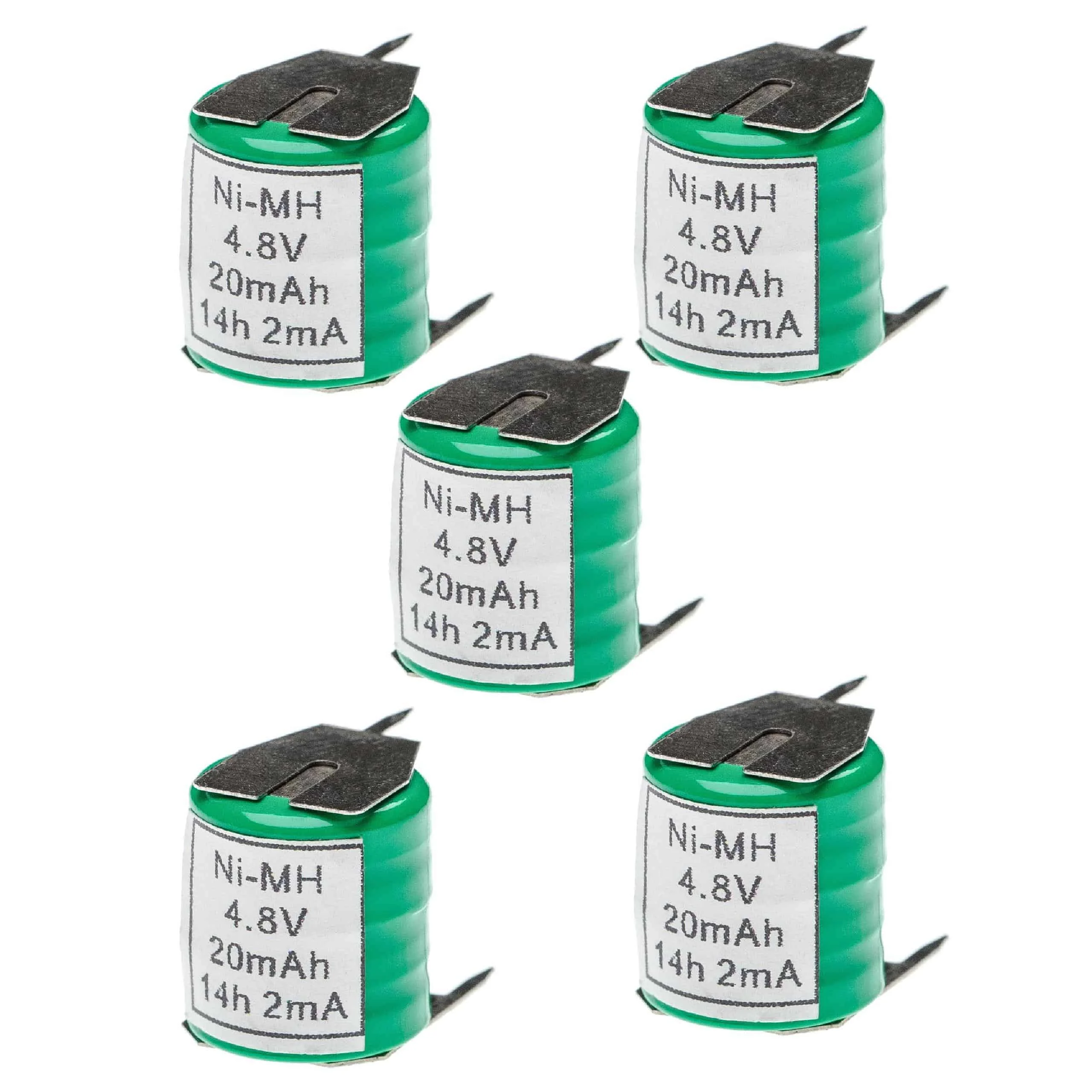Batterie (5 pcs.) remplace 4/V15H modèle radio-télécommandé - 20mAh 4,8V NiMH