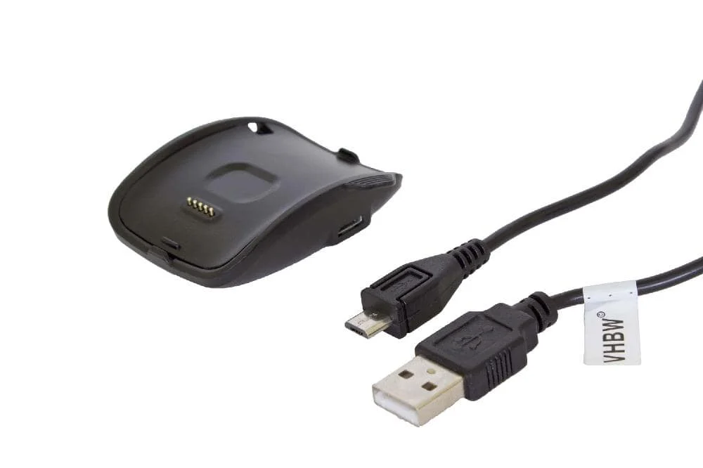 Station de charge pour bracelet d'activité Samsung Gear S et autres – câble de 100 cm - câble micro-USB