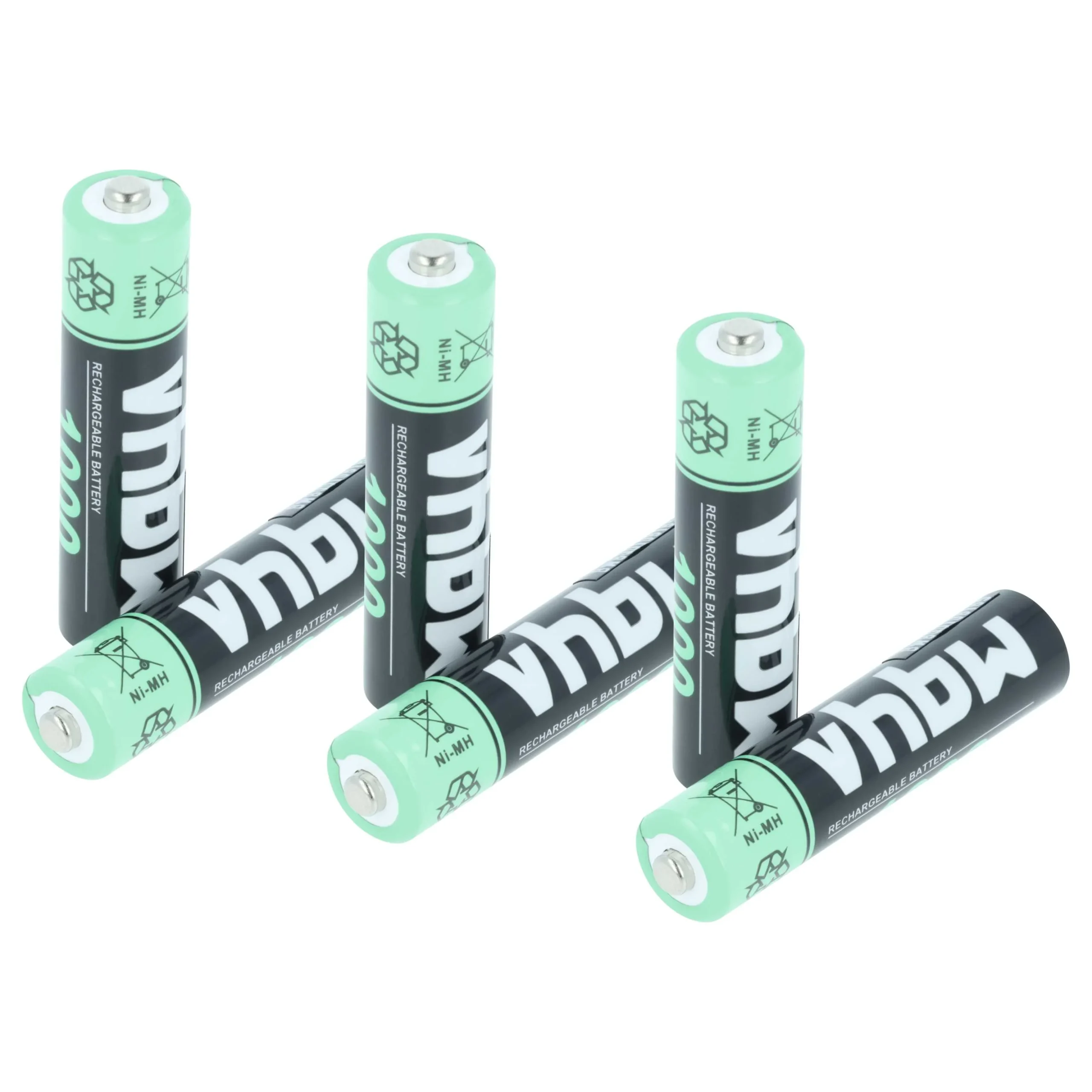 Batterie (6 pcs.) pour divers appareils Philips, Swisscom, Grundig, Sennheiser- 1000mAh 1,2V NiMH