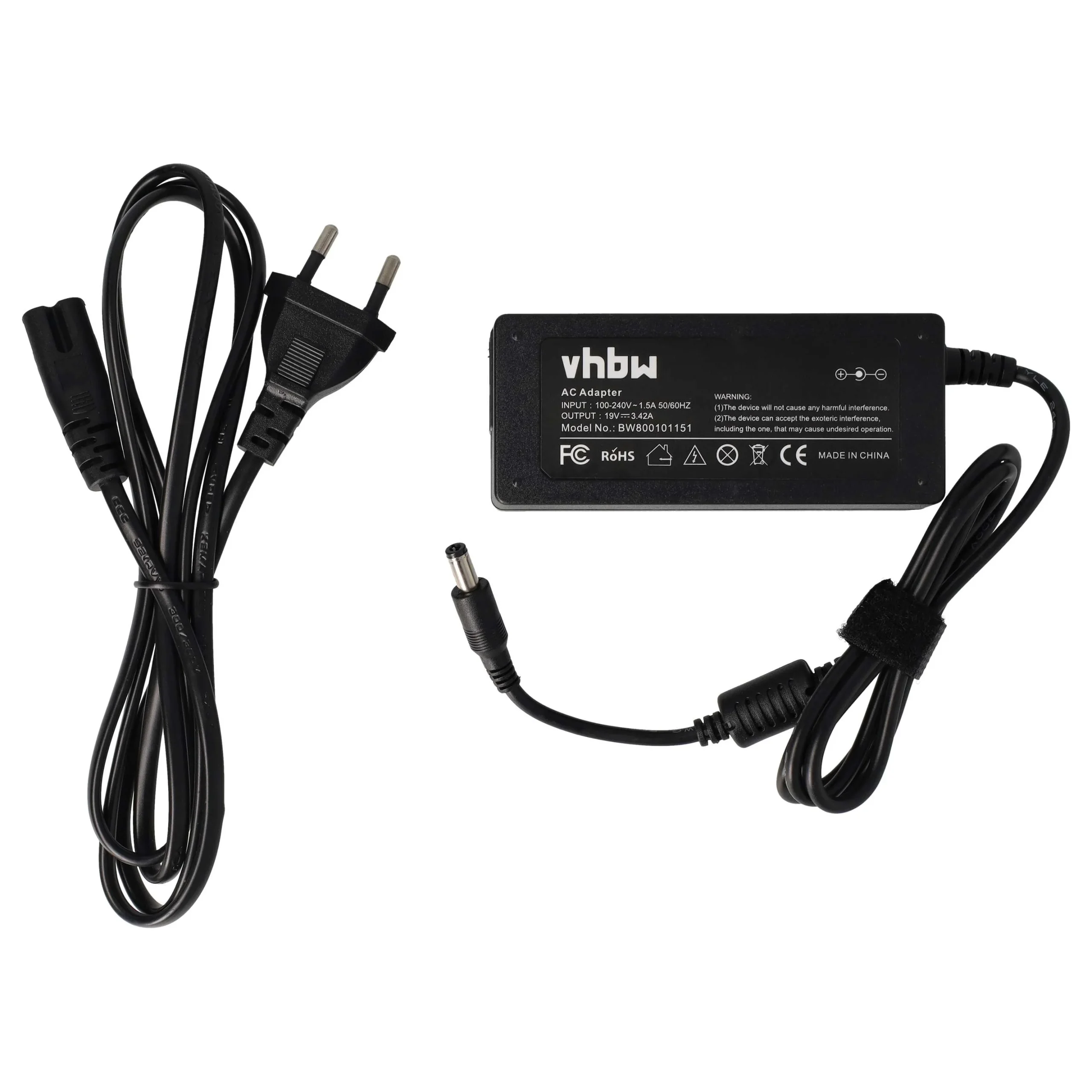 Alimentation remplace Acer LC.ADT01.001, SADP-65KB pour ordinateur portable Medion - 200 cm, 65 W
