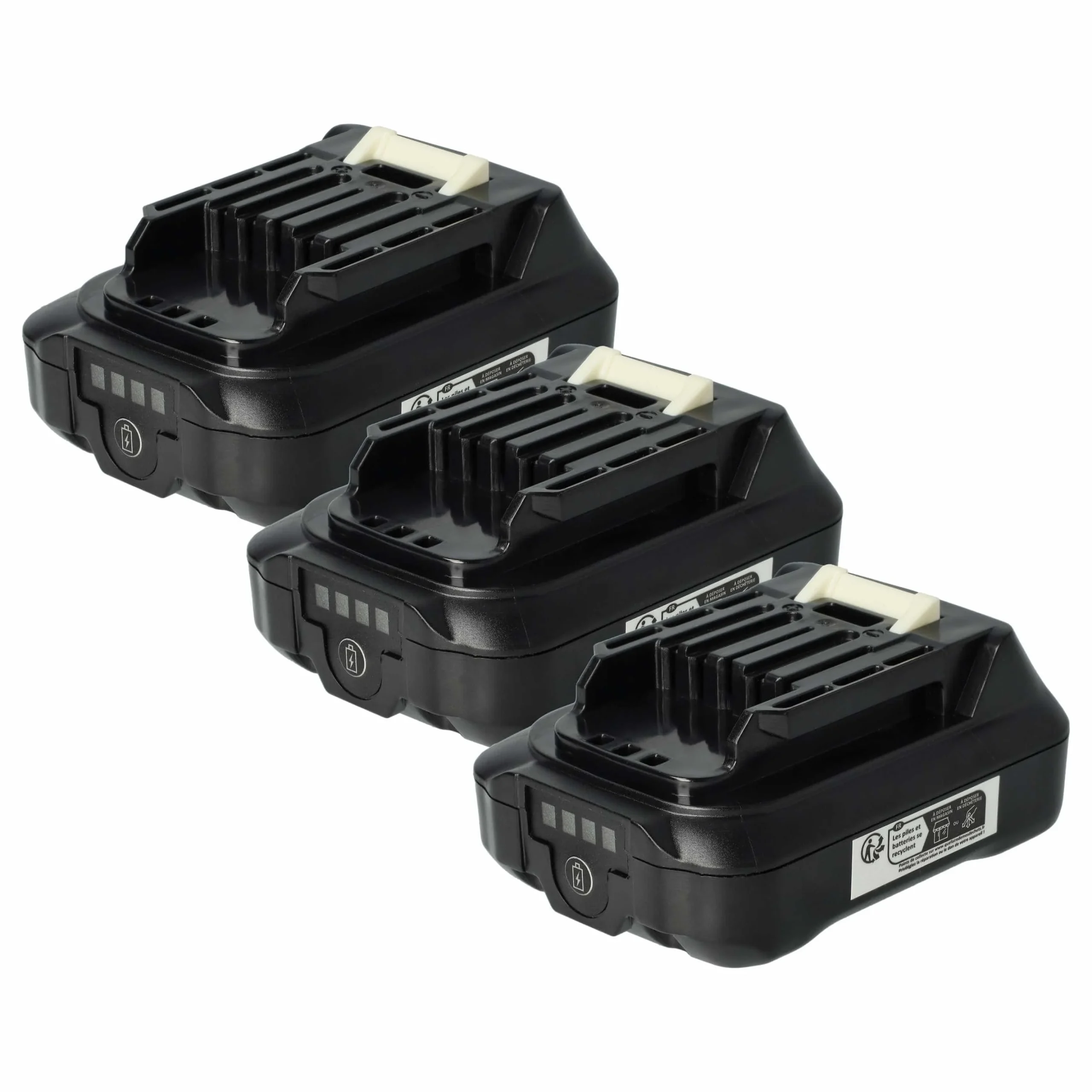 Batterie (3 pcs.) remplace Makita 197396-9, 197390-1, 197394-3 outil électrique Makita - 2,5Ah 12V Li-ion