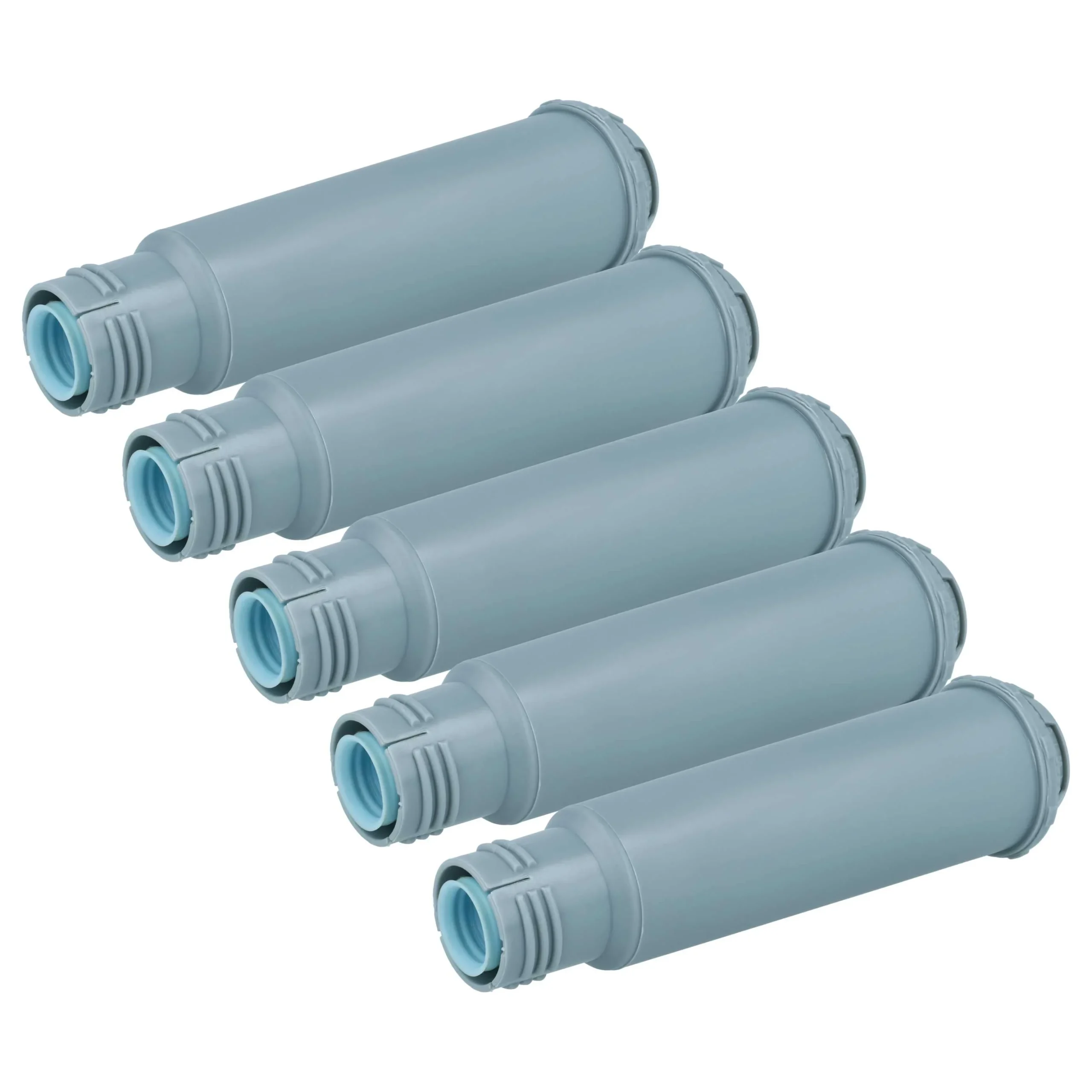 5x Filtres à eau remplace AEG AEL-01, 9000849514 pour machine à café Tefal – gris