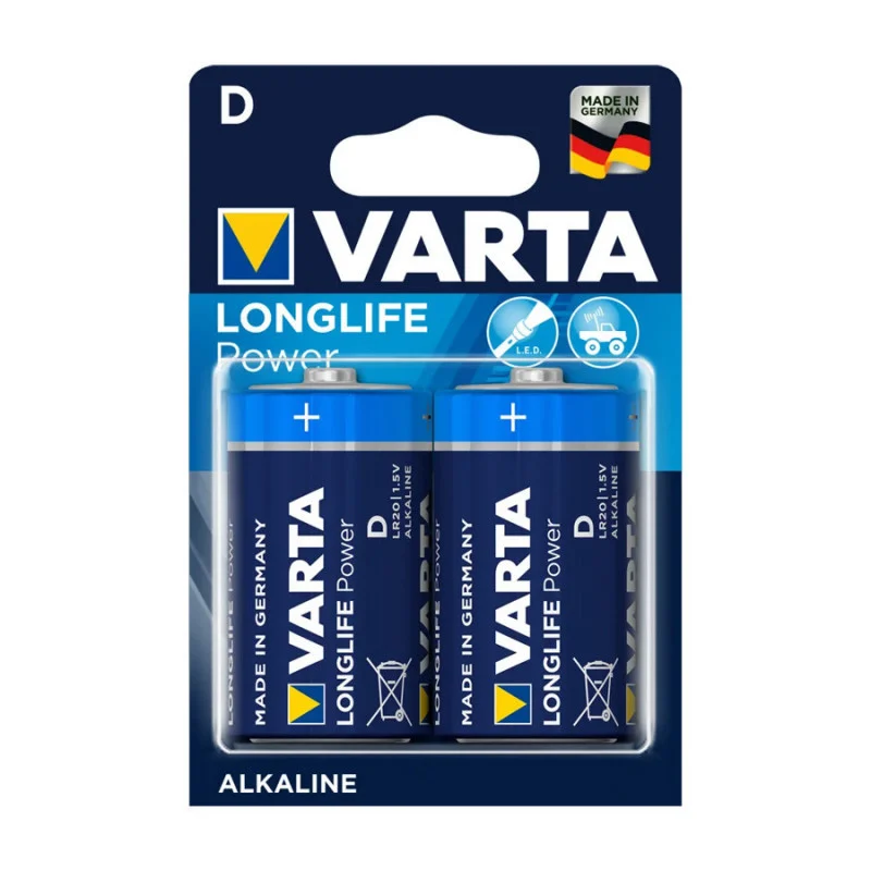 2 piles LR20 - D Longlife Power 4920110412