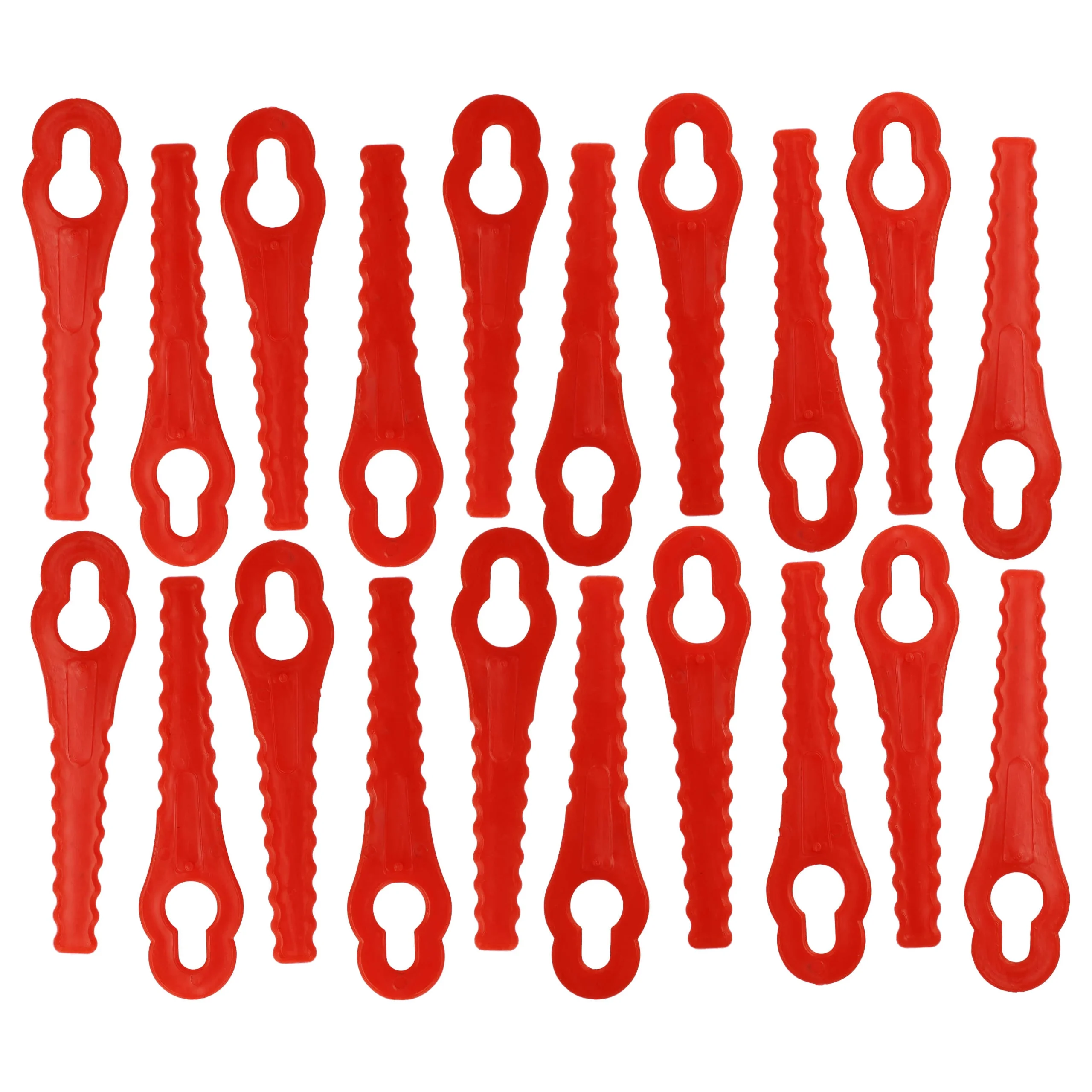 20x Lames remplace Güde 58586 pour débroussailleuse – Couteaux plastique, Rot - Accessoires pour outils