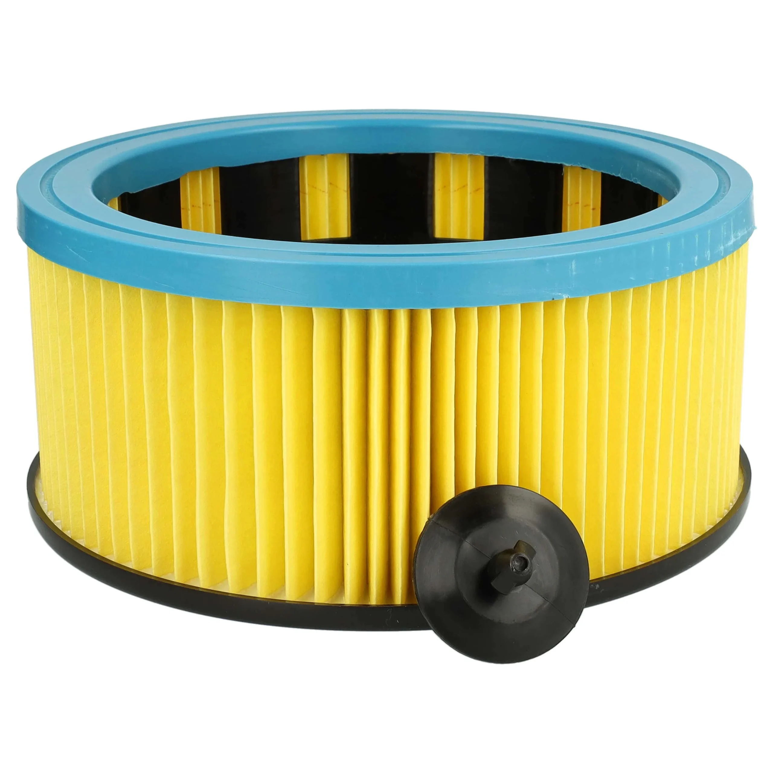 Filtre remplace Metabo 631753000 pour aspirateur Hitachi - Filtre de rechange M, bleu / jaune