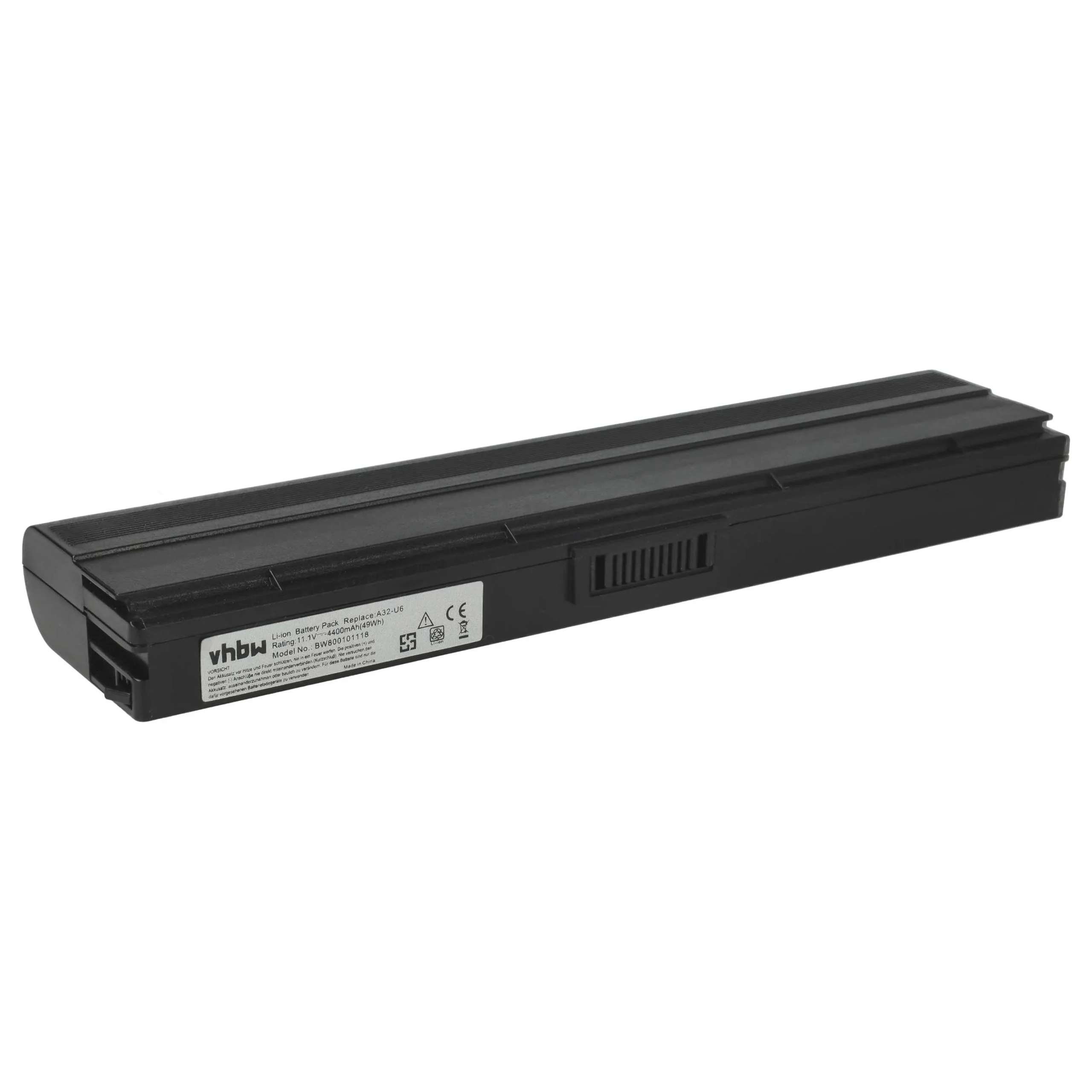 Batterie remplace Asus 90-ND81B2000T, 90-ND81B1000T pour ordinateur portable Asus- 4400mAh 11,1V Li-ion, noir