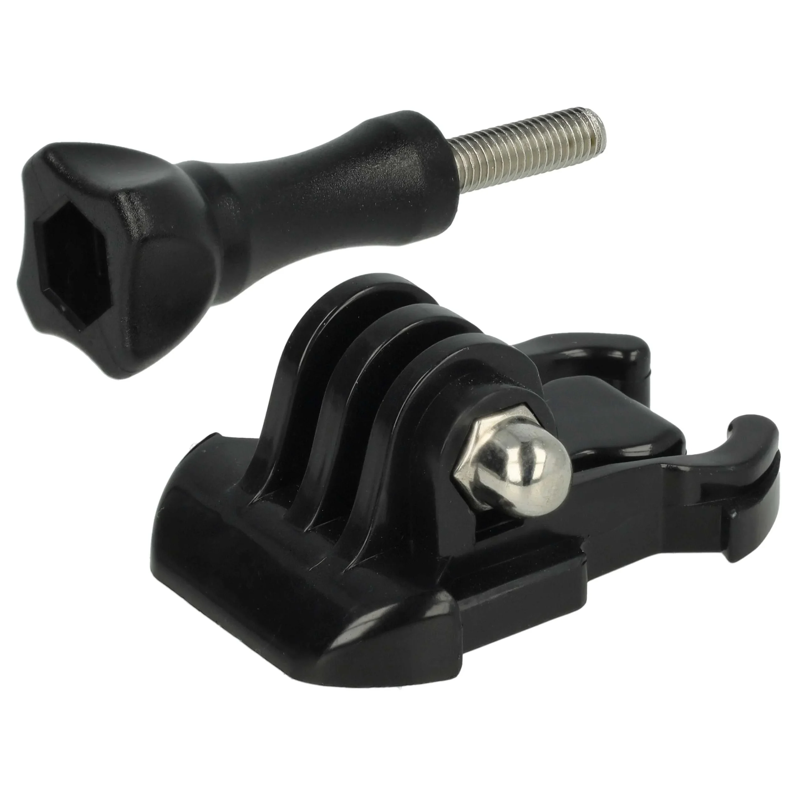 Kit de fixation (clip rapide + vis) pour action cam, caméra embarquée Garmin, GoPro Hero - Accessoires pour appareils photo