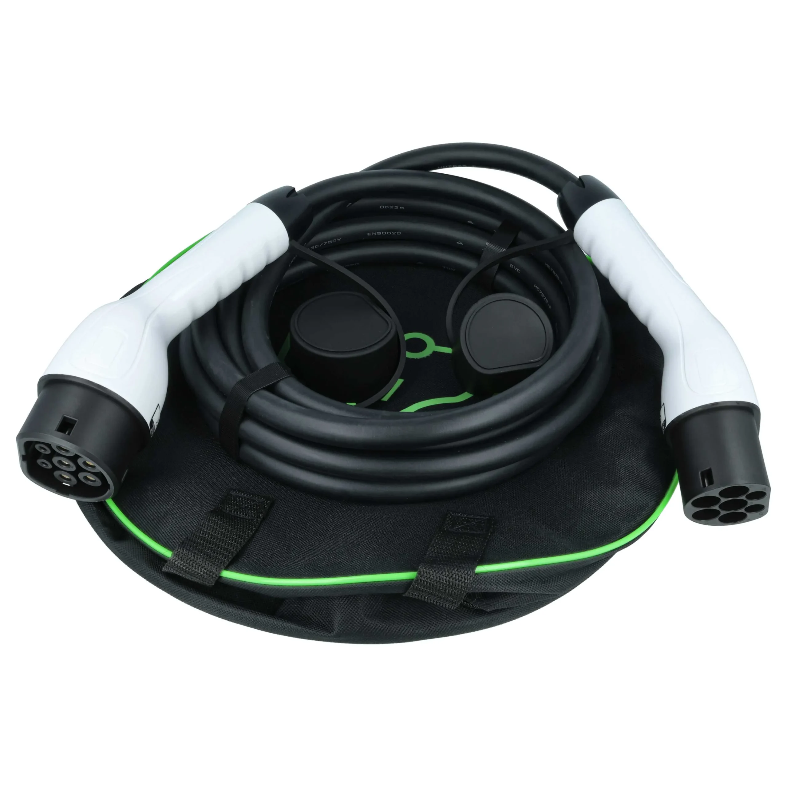 Câble de recharge - Type 2 vers type 2, triphasé, 32 A, 22 kW, 5 m