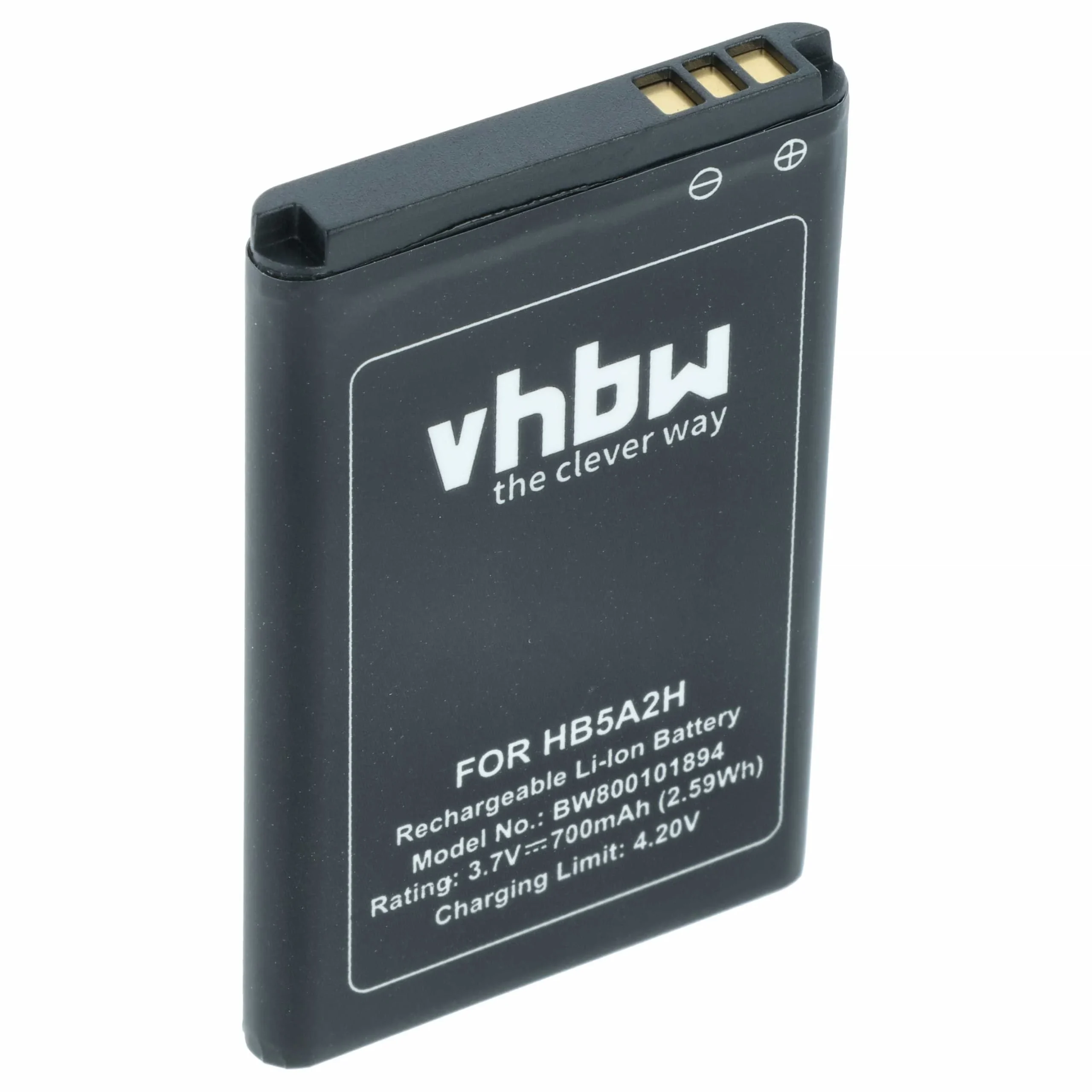 Batterie remplace Huawei HB5A2H téléphone portable Huawei - 1100mAh 3,7V Li-ion