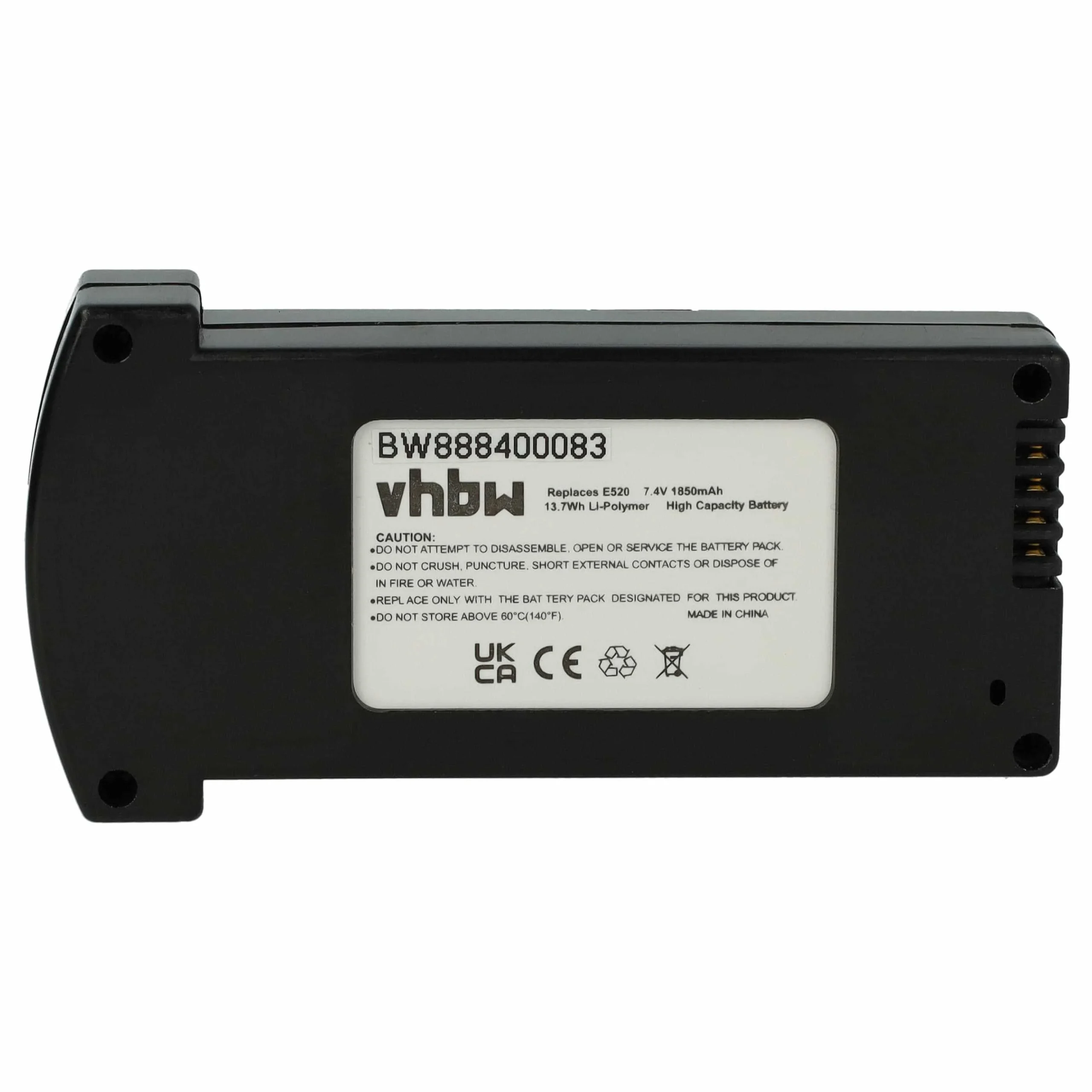 Batterie remplace Eachine 2594368 pour drone Eachine- 1850mAh 7,4V Li-polymère