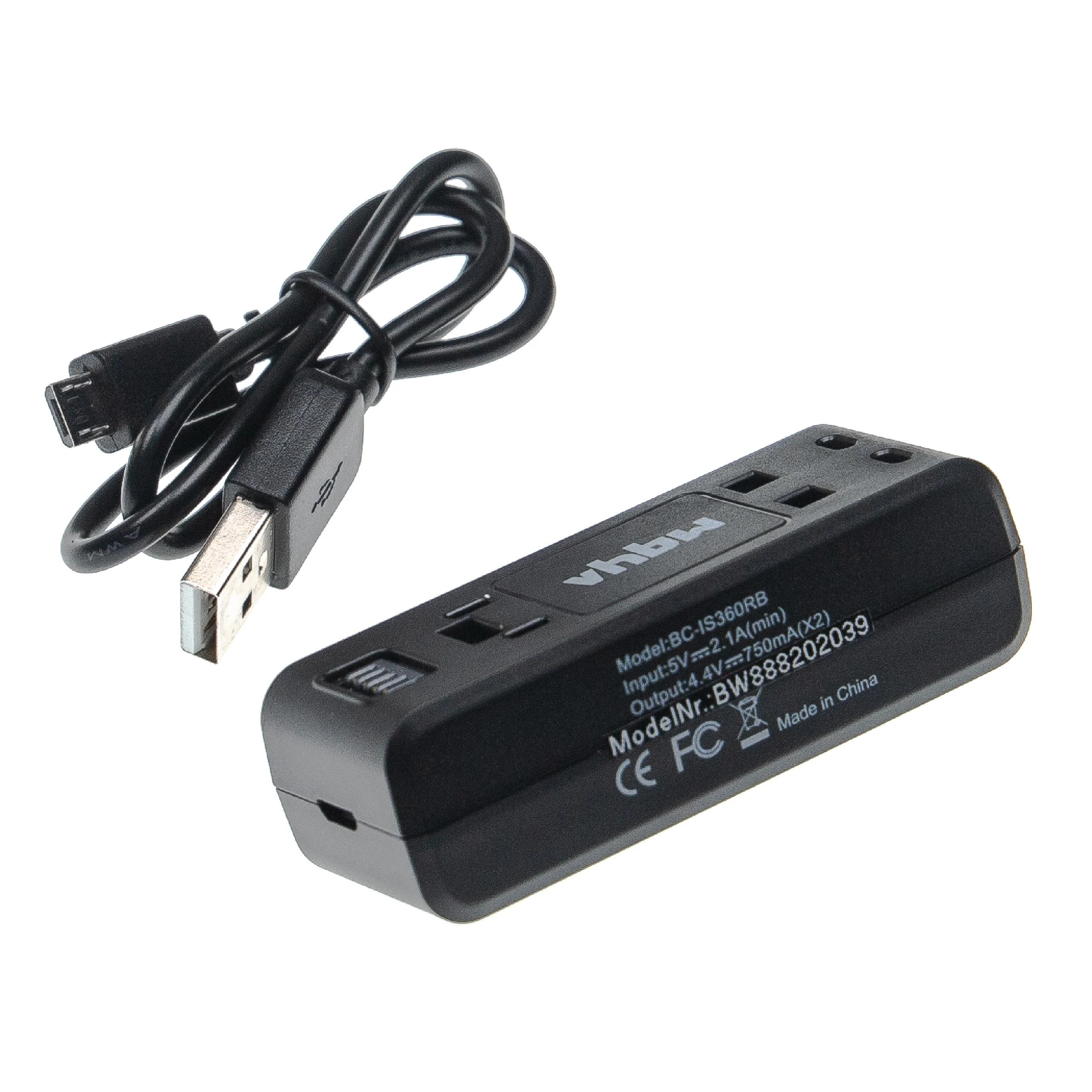 Chargeur Micro-USB + câble Micro-USB pour appareil photo Insta360 ONE R, R Twin Edition - 0,75 A