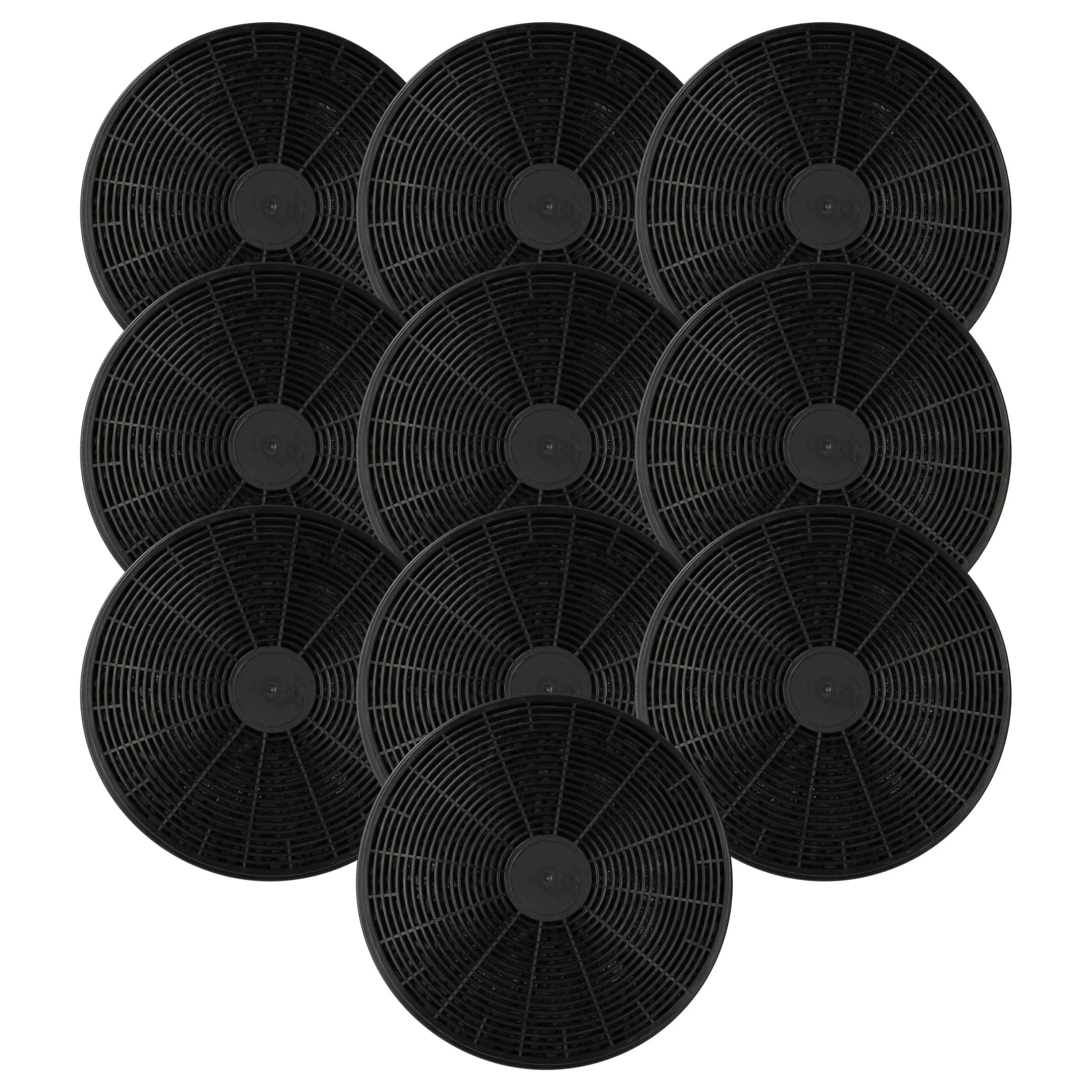 10x Filtres à charbon actif remplace Baumatic ST1 pour hotte Hanseatic - Accessoires appareils ménagers