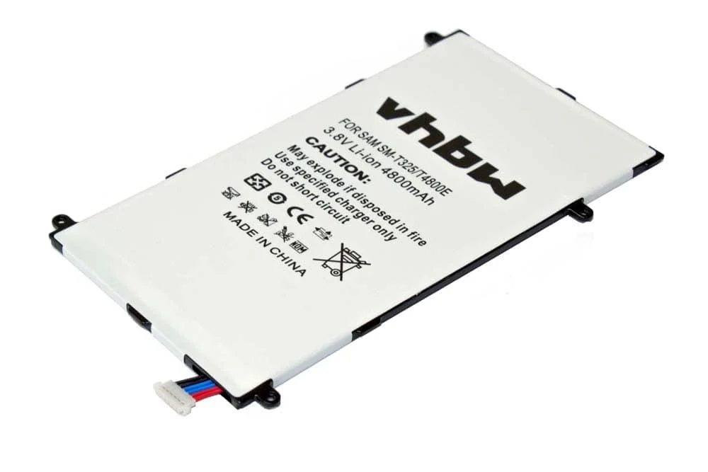 Batterie remplace Samsung T4800E tablette - 4800mAh 3,8V Li-polymère