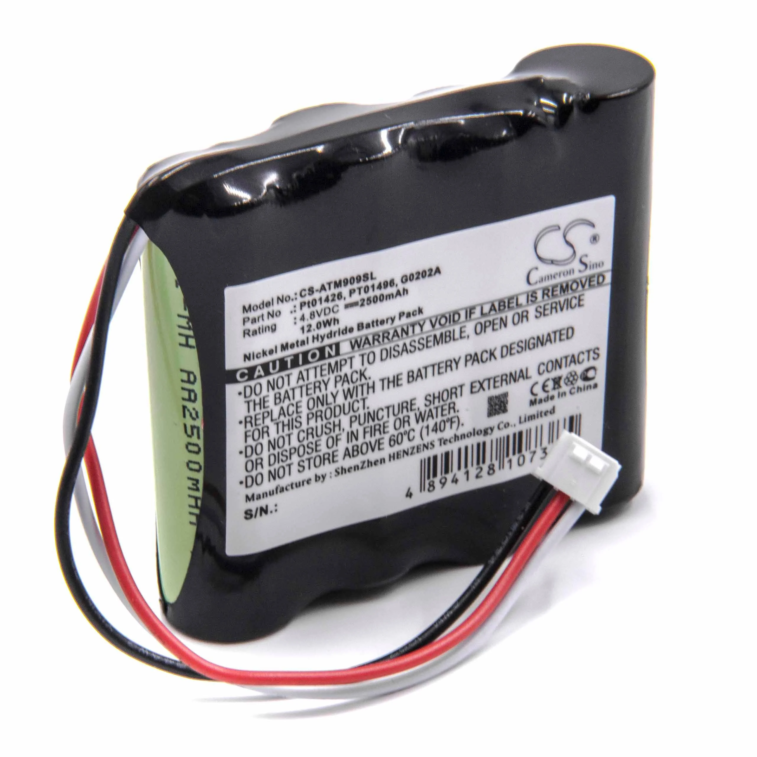 Batterie remplace Anritsu PT01496, G0202A, PT01426 outil de mesure Anritsu - 2500mAh 4,8V NiMH