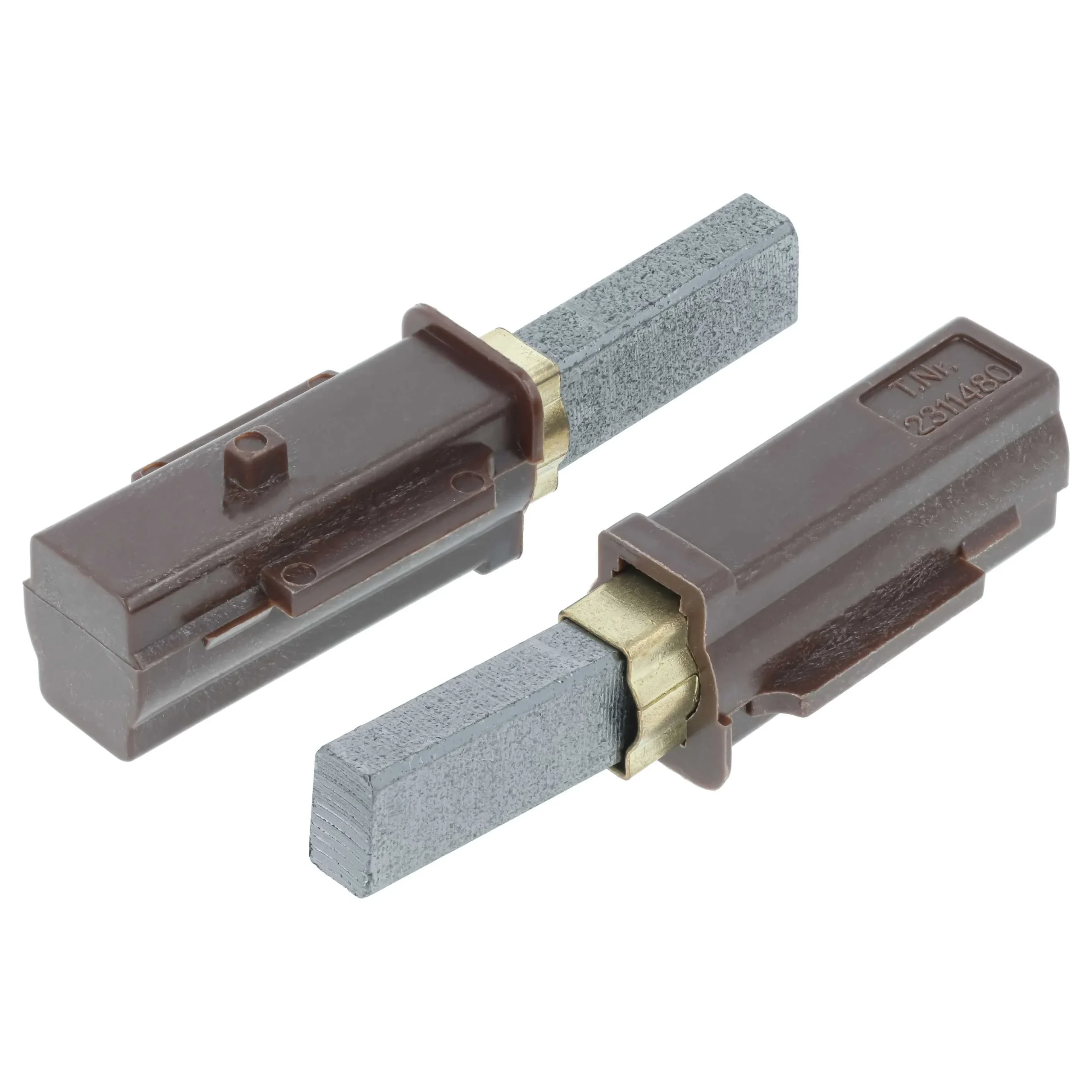 2x Balai remplace Europart 832297 pour aspirateur - 6,3x11x33mm, avec socle