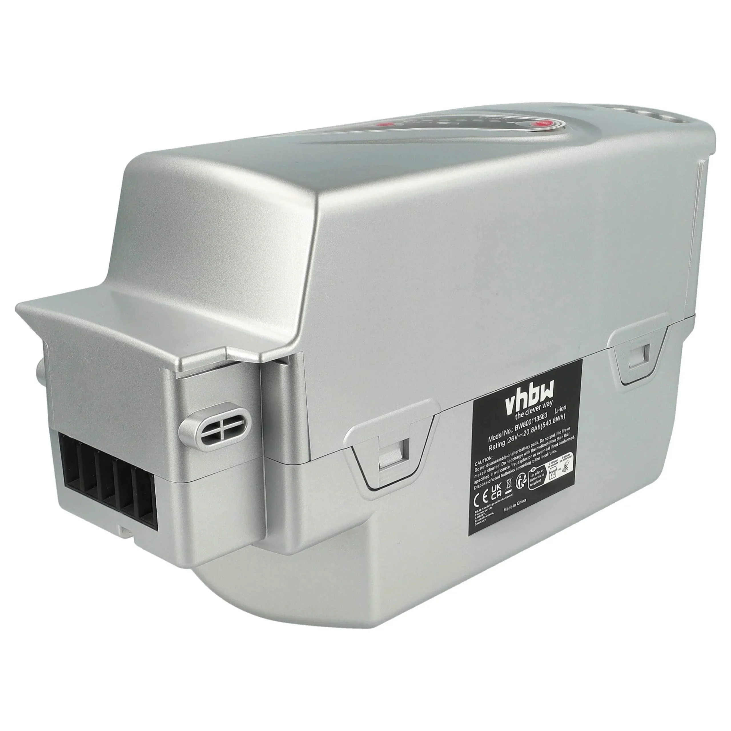 Batterie remplace NKY210B02, NKY210B2, NKY224B02, NKY190B02 pour E-Bike - 20,8Ah 25,2V Li-ion argenté