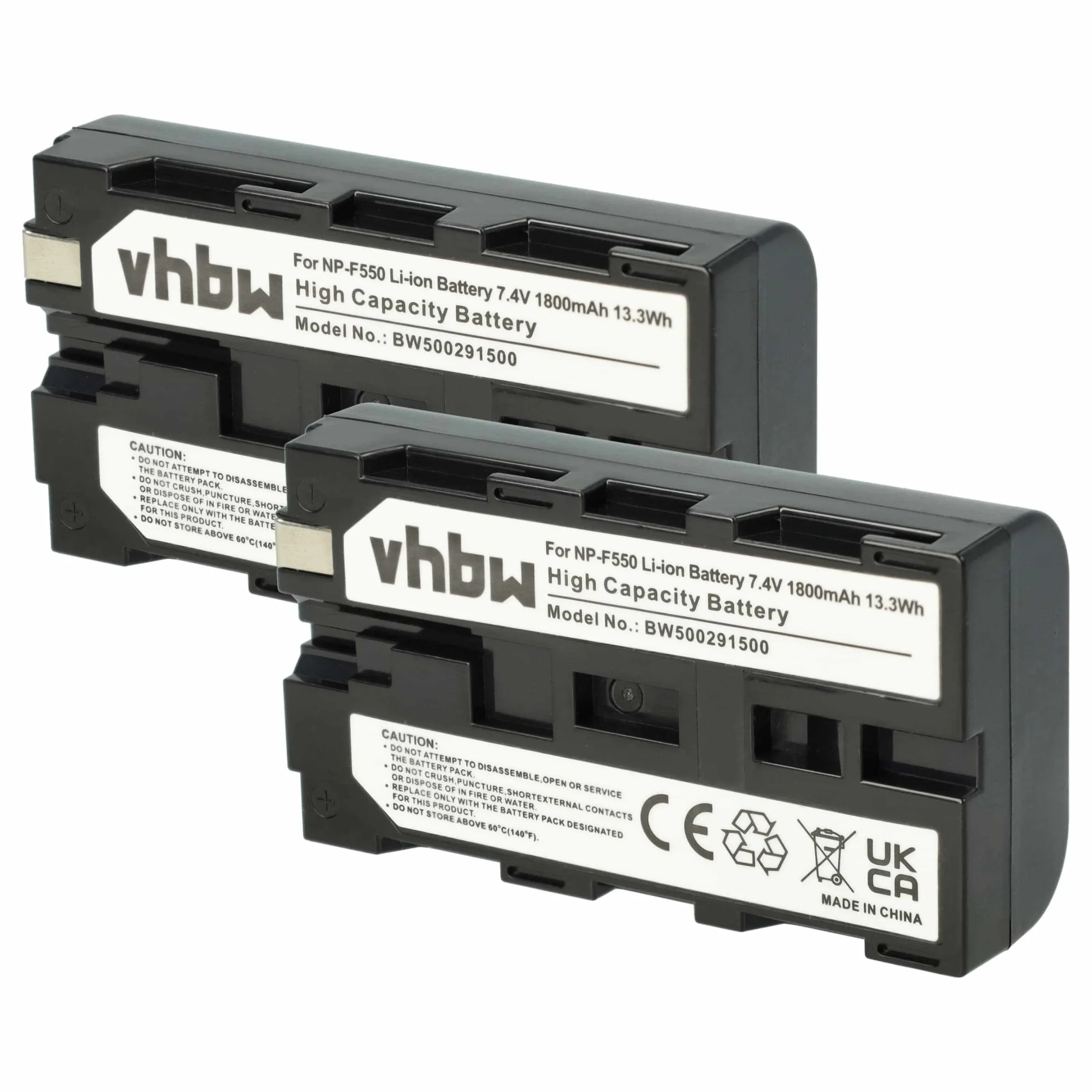 2x Batteries remplace Sony NP-530, NP-F330, NP-930, NP-730 pour caméscope Grundig- 1800mAh 7,2V Li-ion