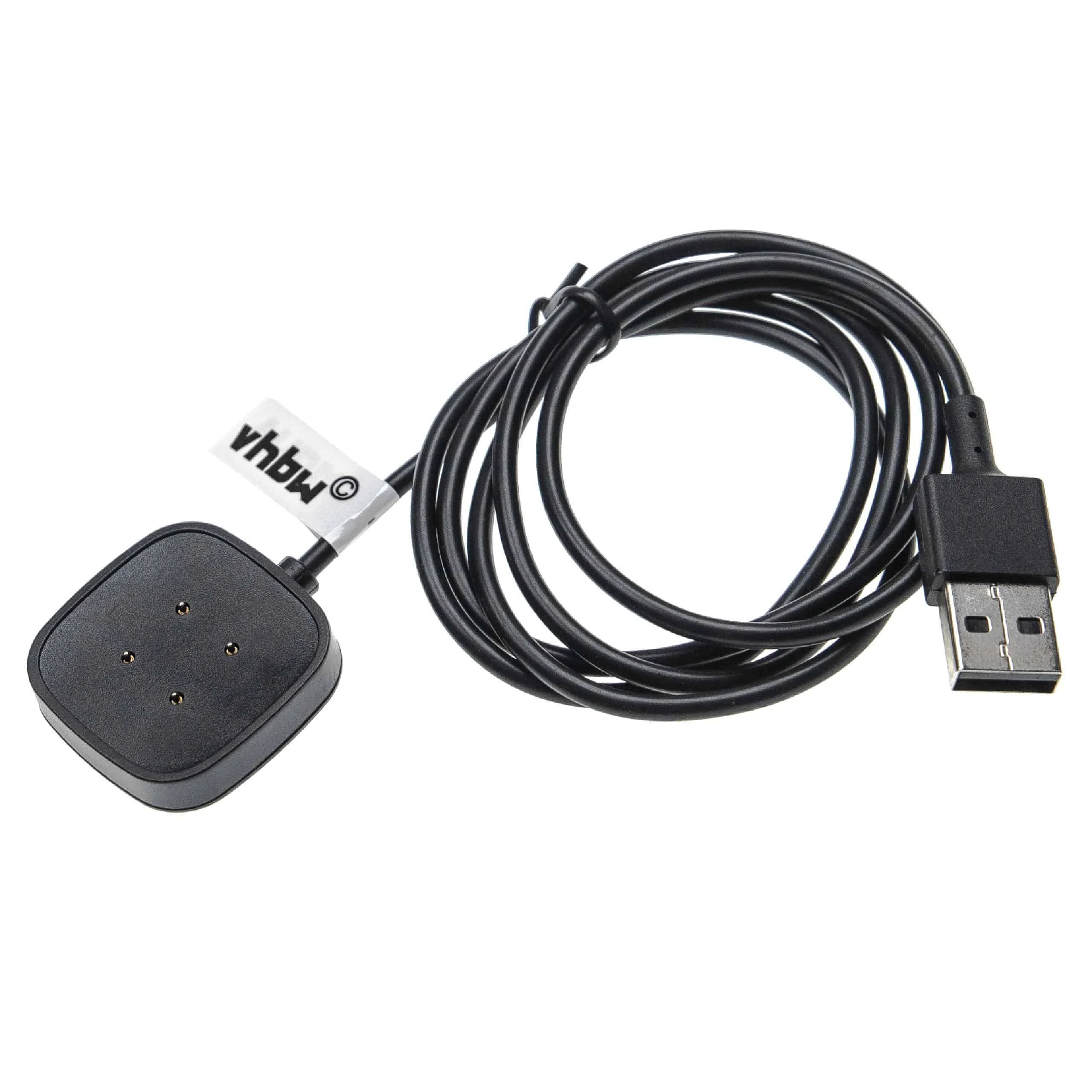 Socle de charge pour bracelet d'activité Fitbit Sense et autres – câble de 100 cm, à induction, fiche USB - Accessoires multimédia