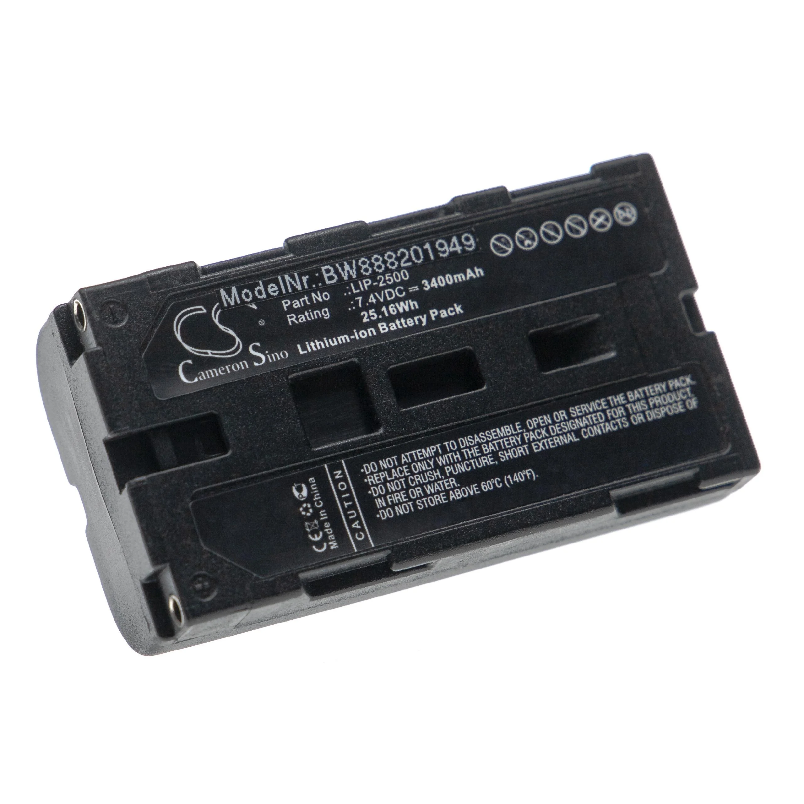 Batterie remplace Epson C32C831091, LIP-2500, NP-500, NP-500H pour imprimante Epson - 3400mAh 7,4V Li-ion