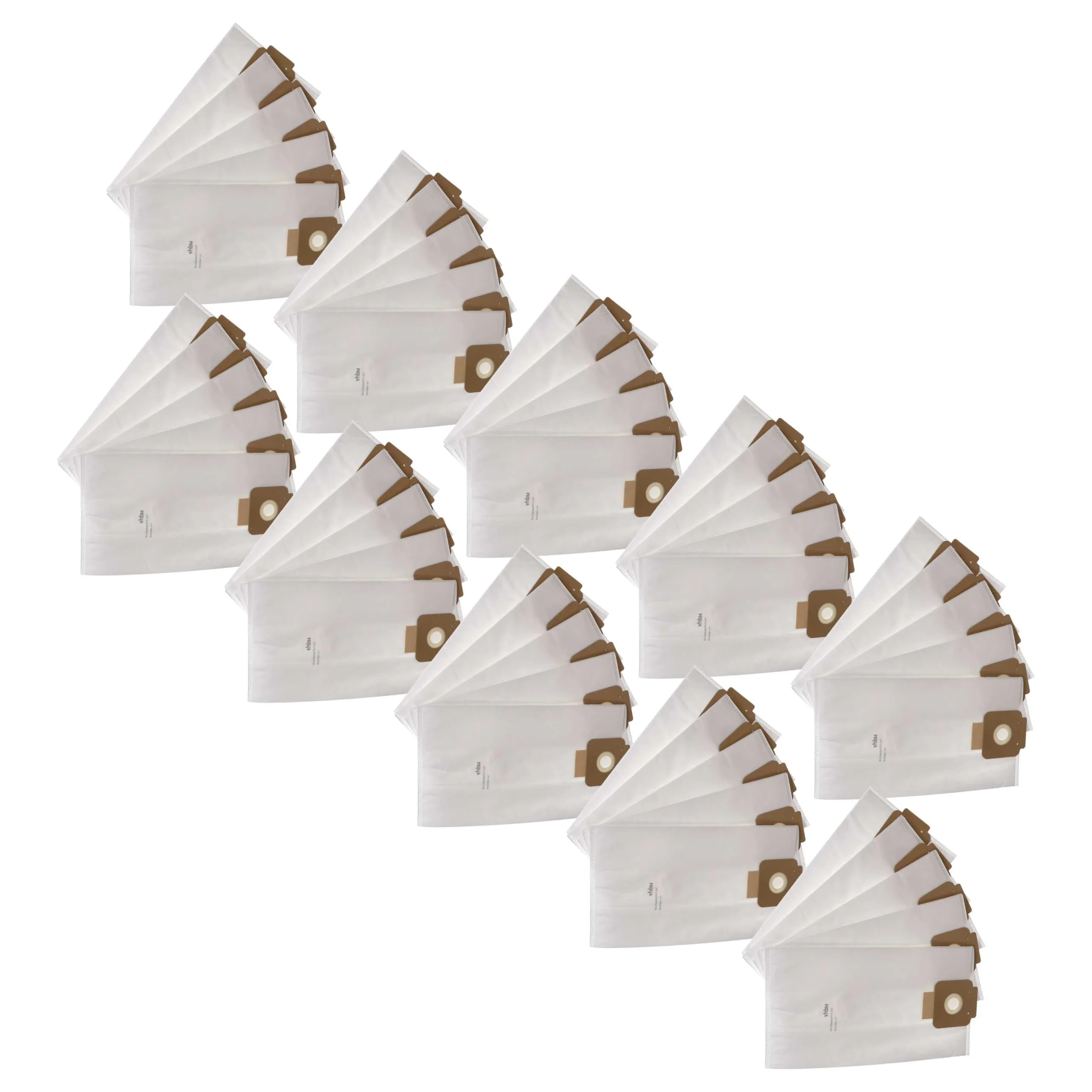 50x Sac remplace Sprintus 106.013, 106013 pour aspirateur Starmix - microfibre non tissée