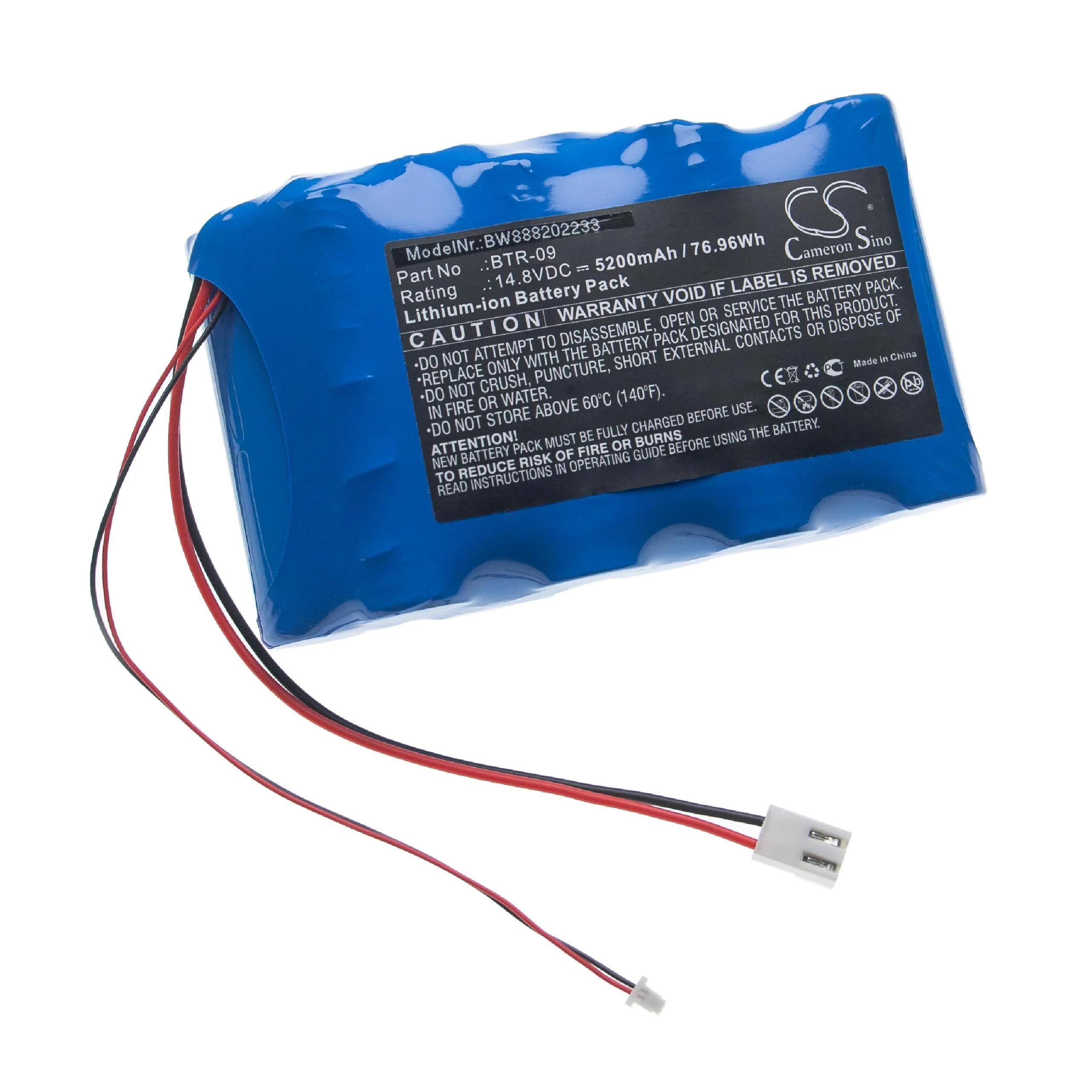 Batterie remplace Fujikura BTR-09 outil de mesure Fujikura - 5200mAh 14,8V Li-ion