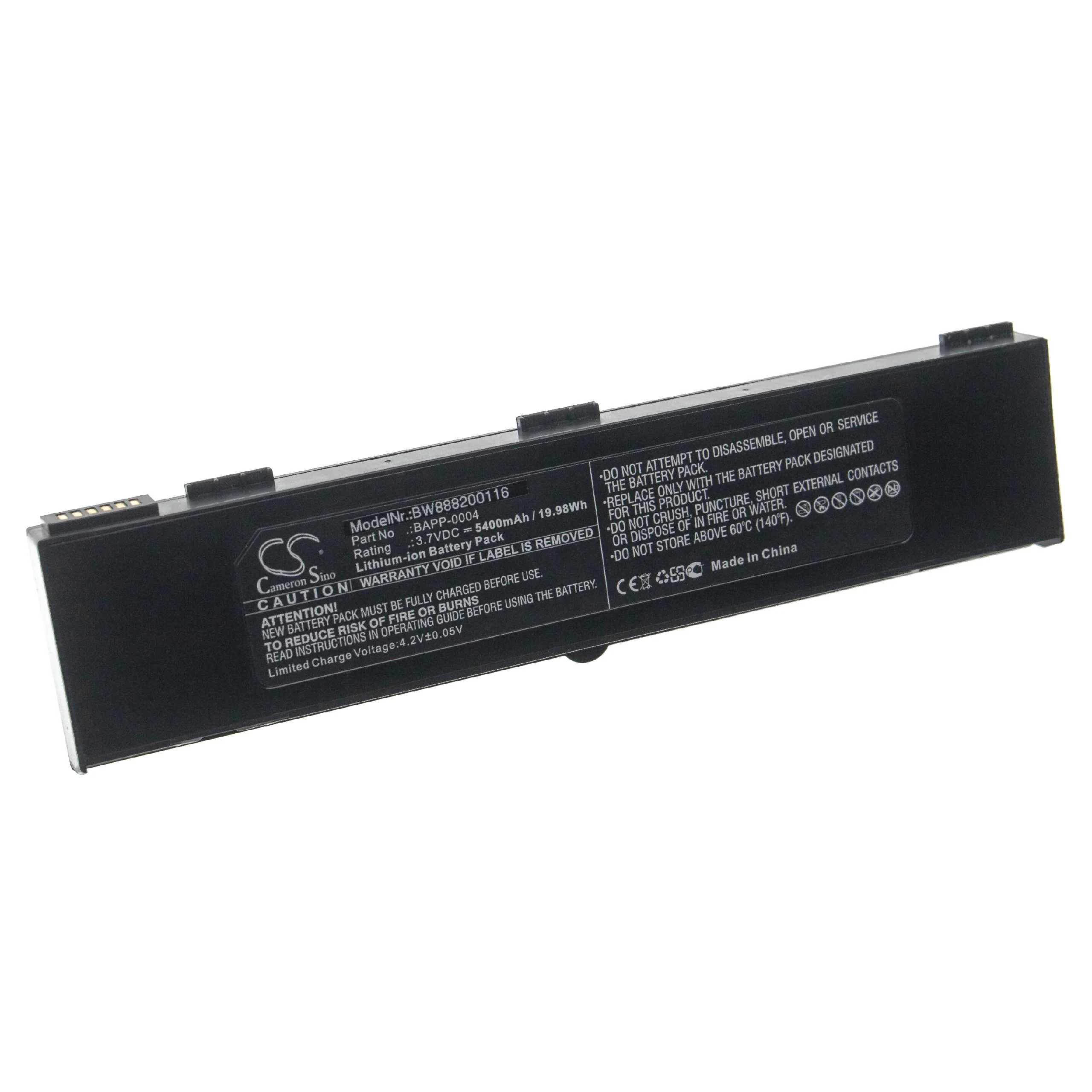 Batterie remplace HumanWare BAPP-0004 tablette - 5400mAh 3,7V Li-ion