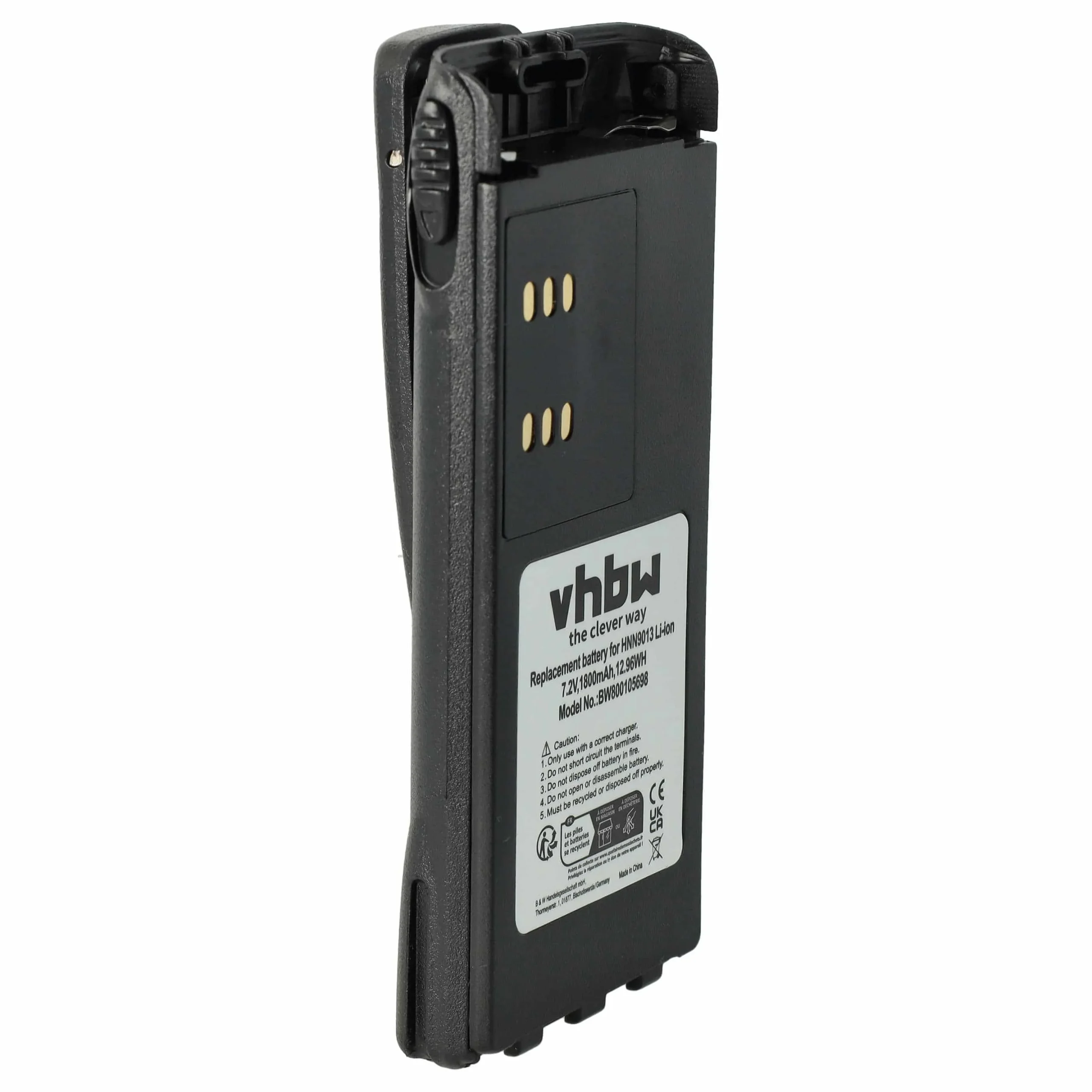 Batterie pour radio talkie-walkie Motorola GP340, G GP320, G GP330, GGP360, GGP380- 1800mAh 7,2V Li-ion