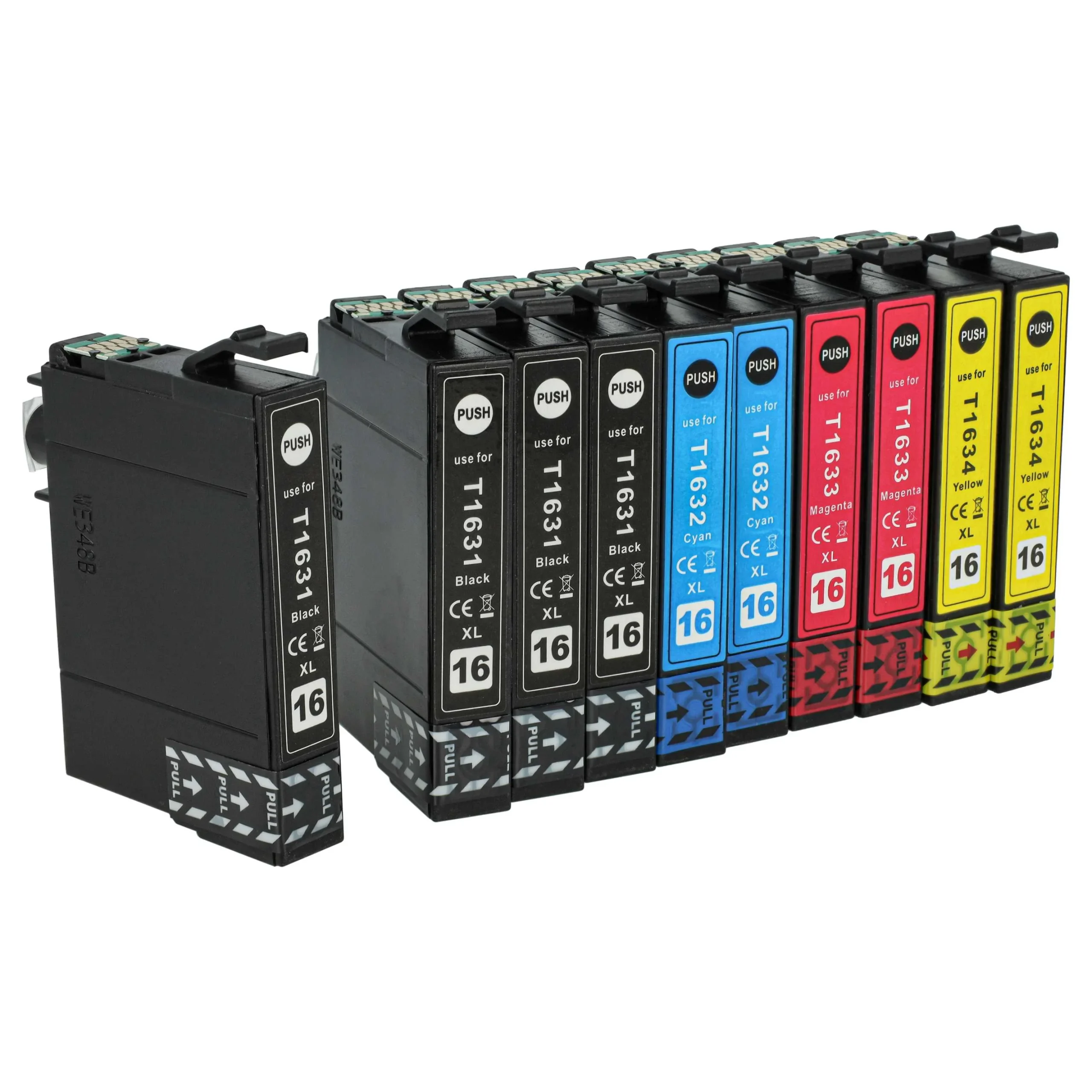 10x Cartouches remplace Epson T1631, T1631XL, T1632 pour imprimante - Accessoires pour imprimante