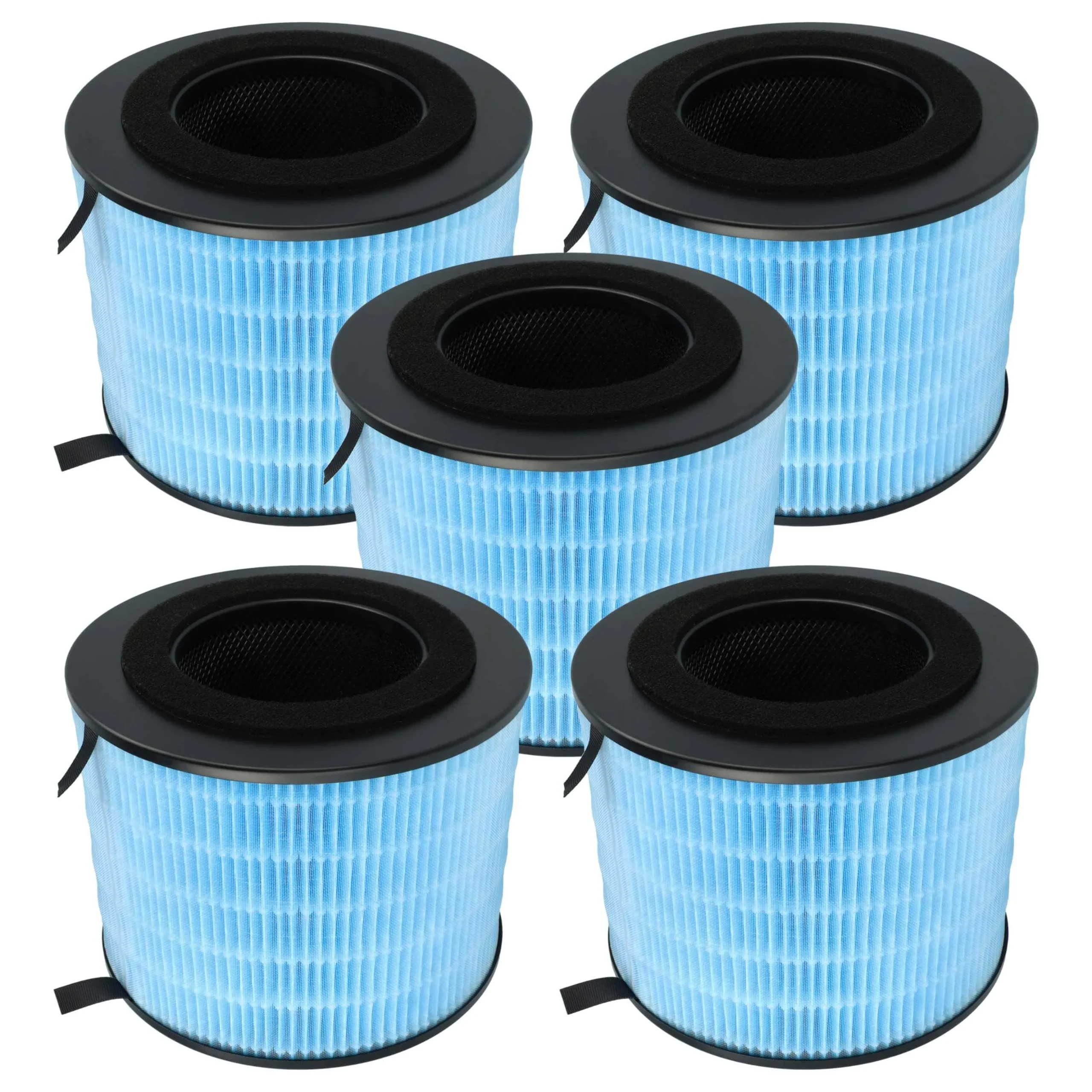 5x Filtre remplace Philips FYM220/30 pour purificateur Philips- charbon actif + mousse
