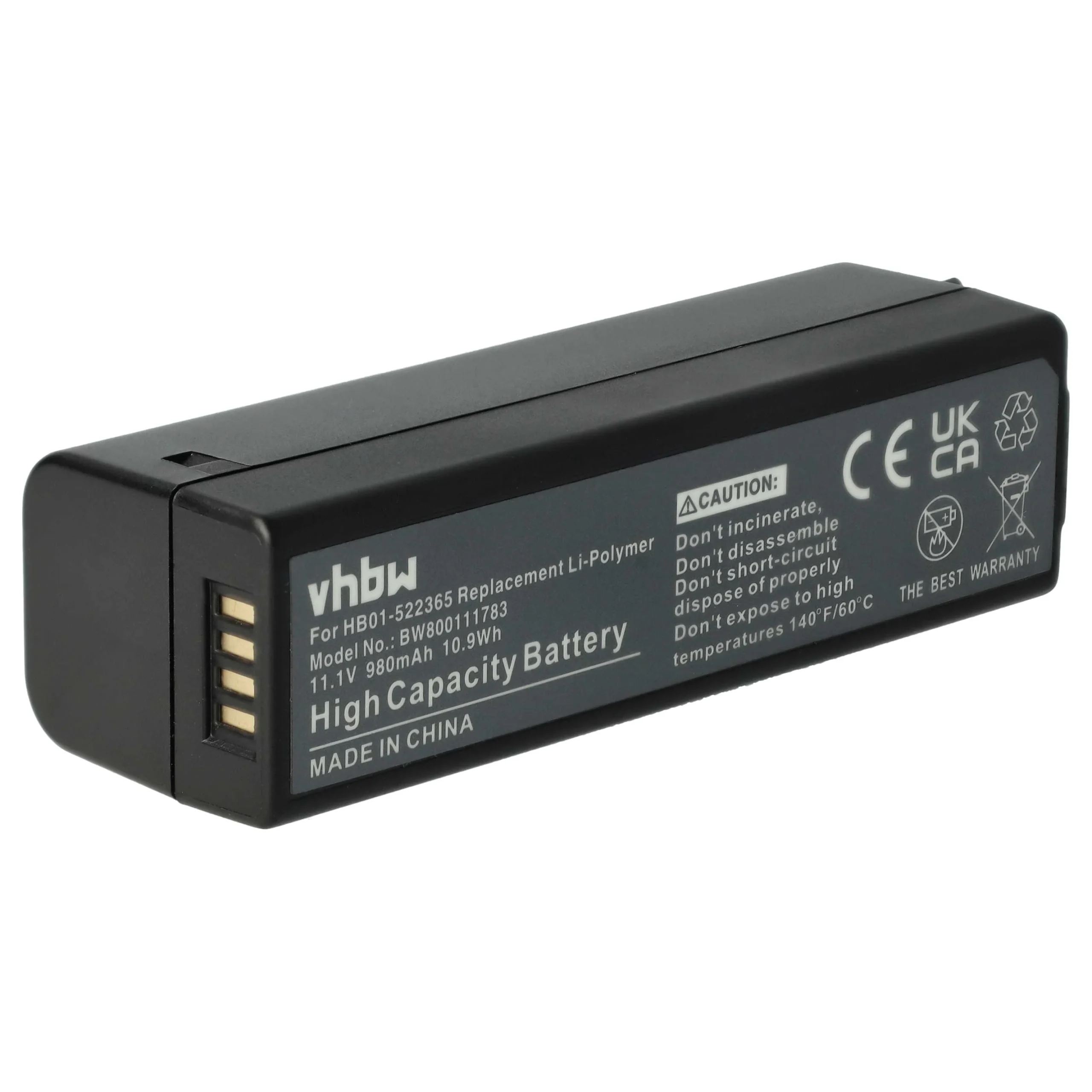 Batterie remplace DJI HB01, HB01-522365 pour caméra de poche DJI- 980mAh 11,1V Li-polymère