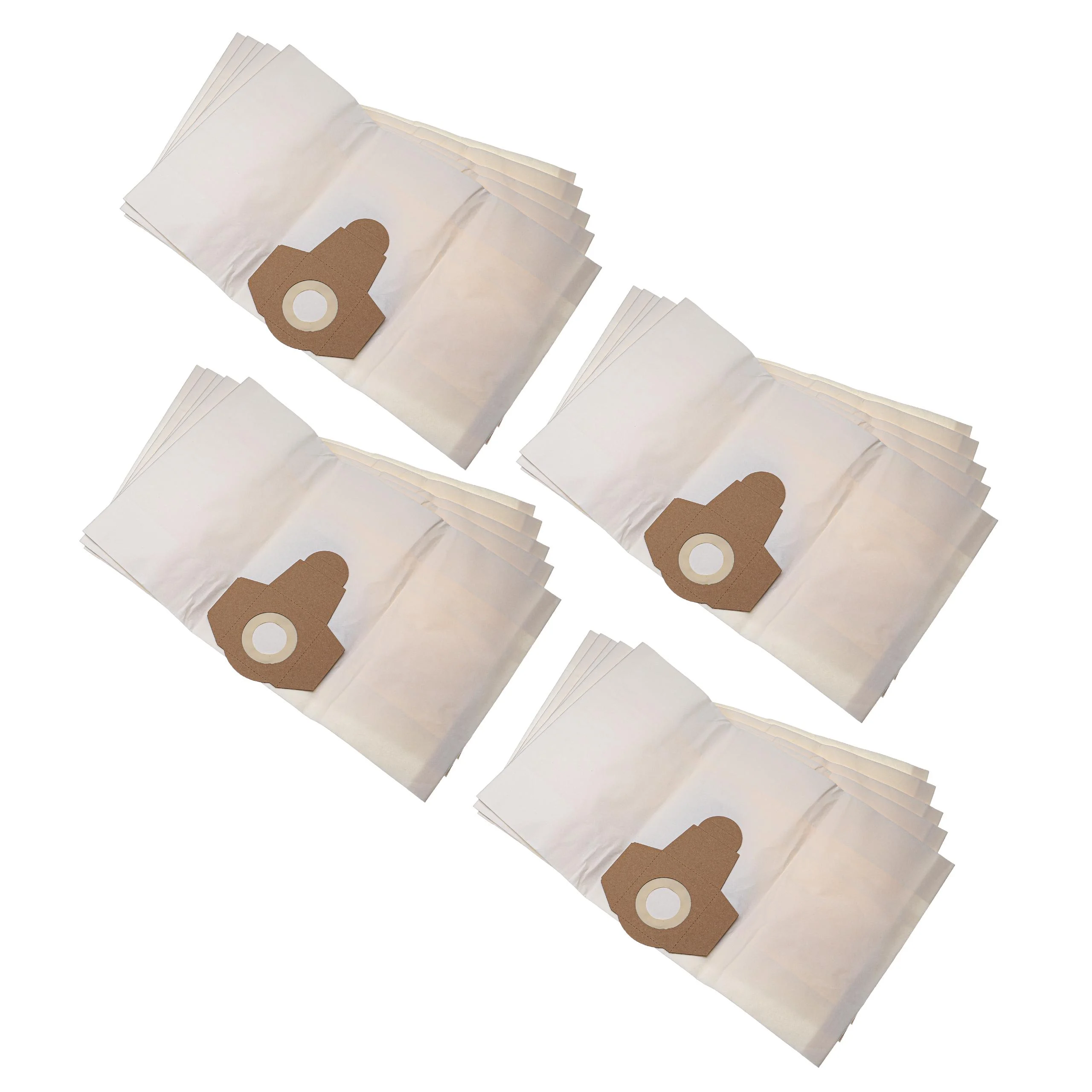20x Sac remplace sac filtrant 20 L pour poussières fines, 7081411008871 pour aspirateur Parkside - papier