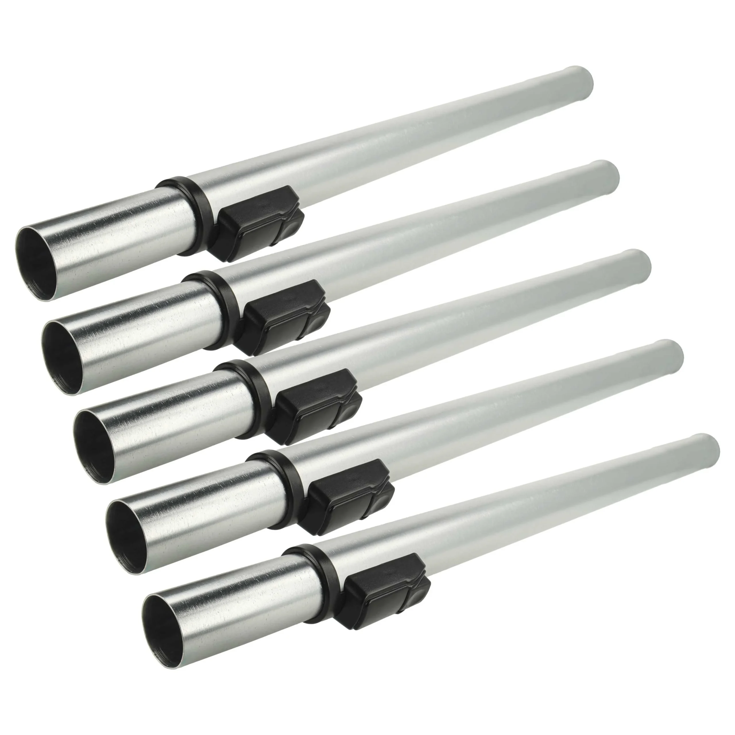 5x Tube télescopique d'aspirateur remplace Nilfisk 107403804 pour Lux - 60-94cm