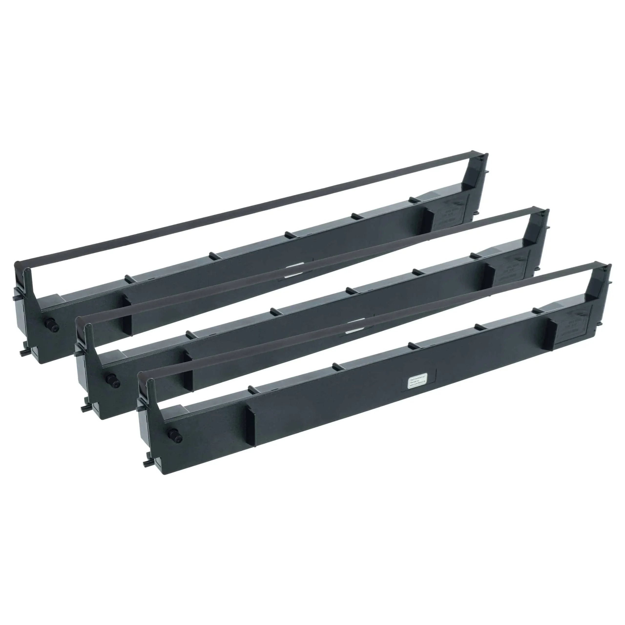 3x Ruban encreur remplace Epson S015020, C13S015020 pour imprimante matricielle / étiquette - noir